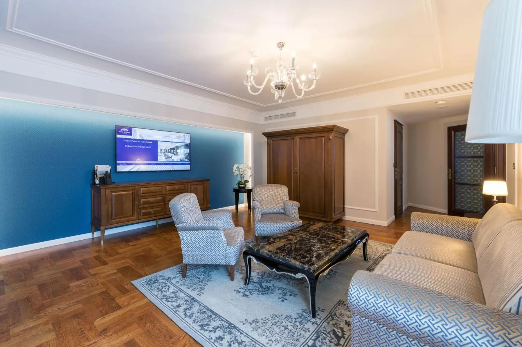 Living room in Palace Art Hotel Pezinok