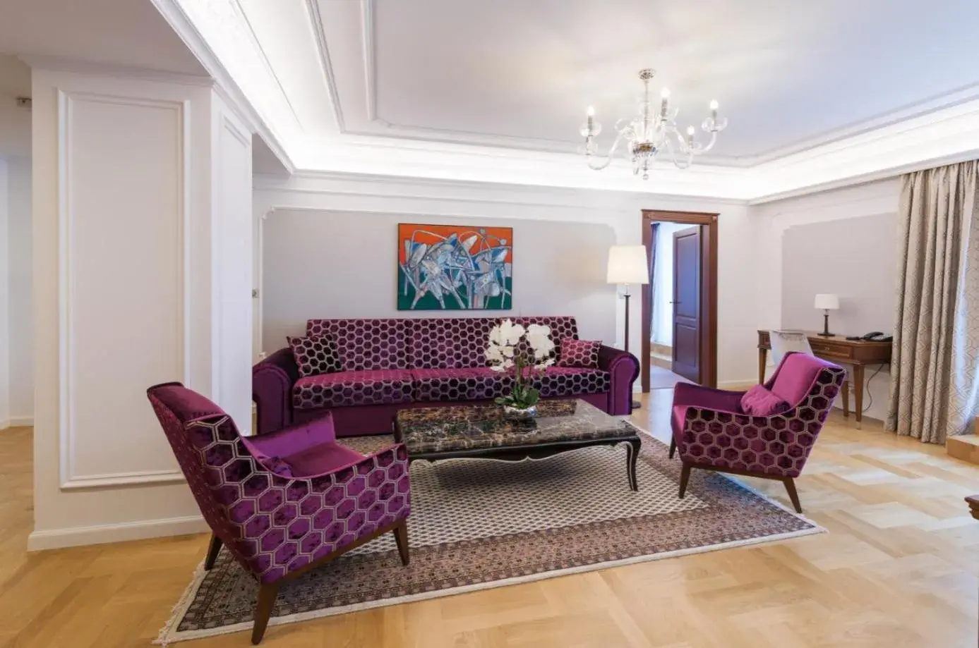 Royal Suite with own Terrace and Sauna in Palace Art Hotel Pezinok Royal Suite with own Terrace and Sauna in Palace Art Hotel Pezinok