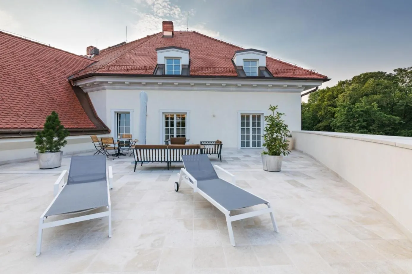 Balcony/Terrace in Palace Art Hotel Pezinok