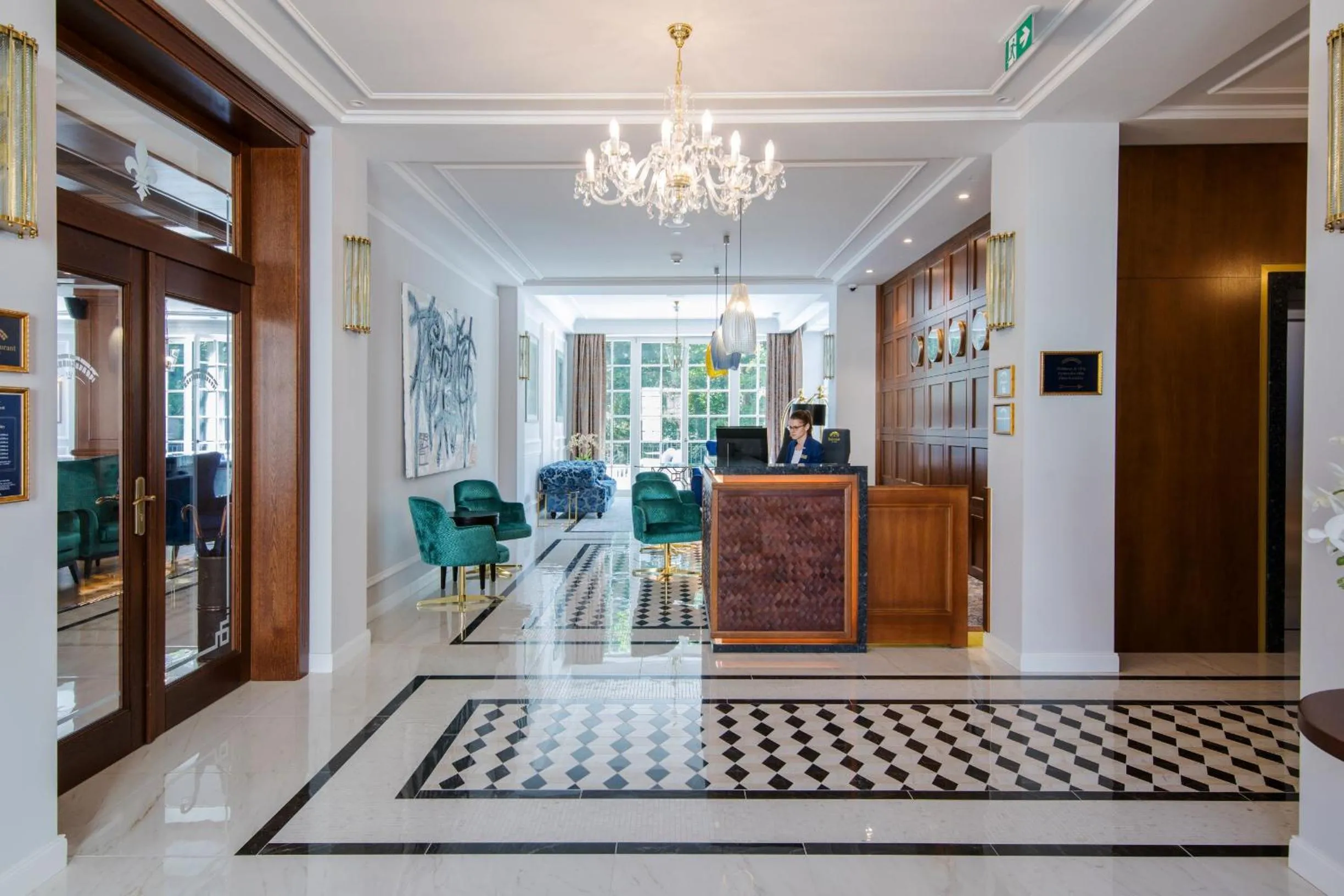 Lobby or reception in Palace Art Hotel Pezinok