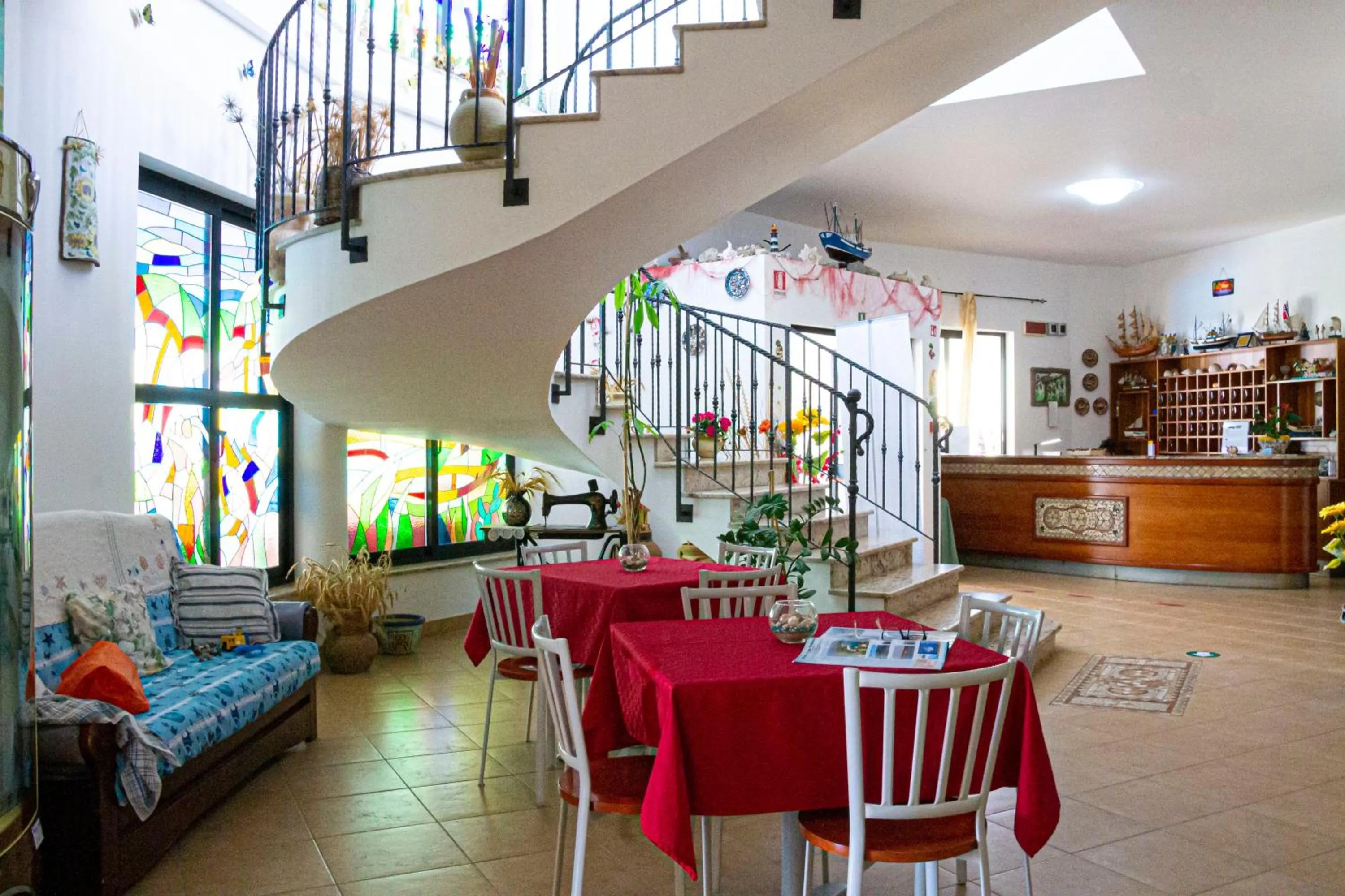 Lobby or reception in Hotel L'Ancora
