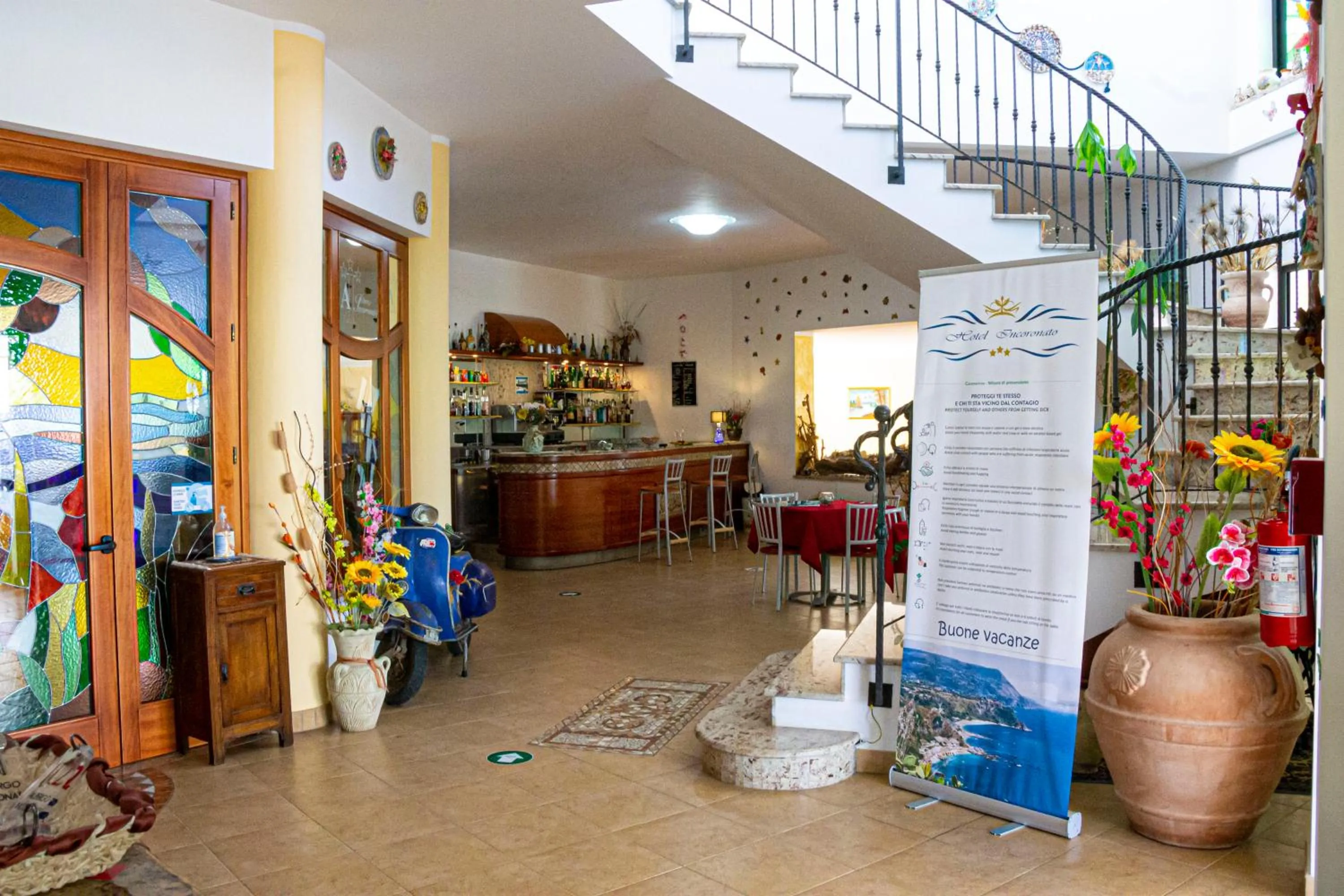 Lobby or reception in Hotel L'Ancora