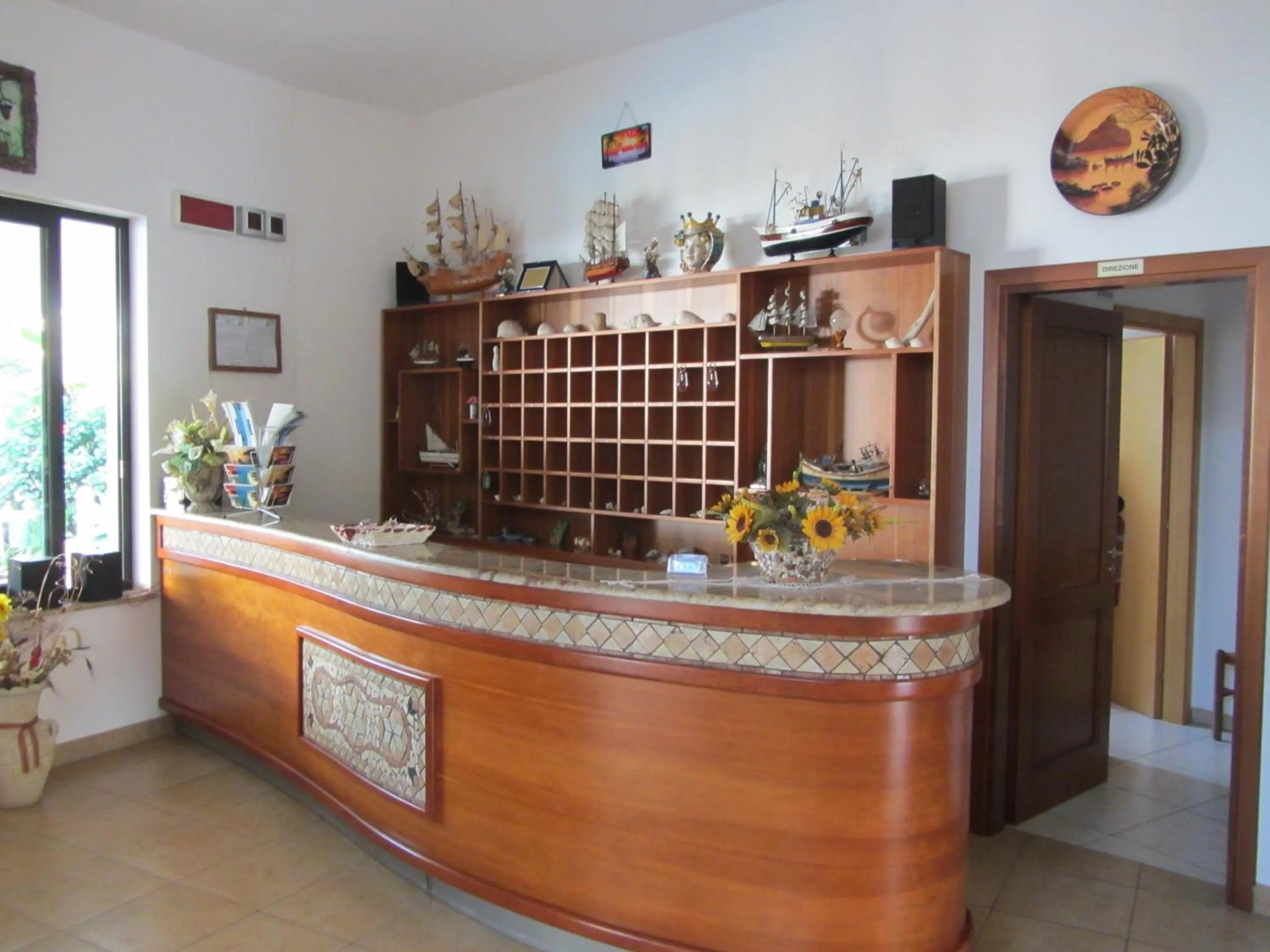 Lobby or reception in Hotel L'Ancora