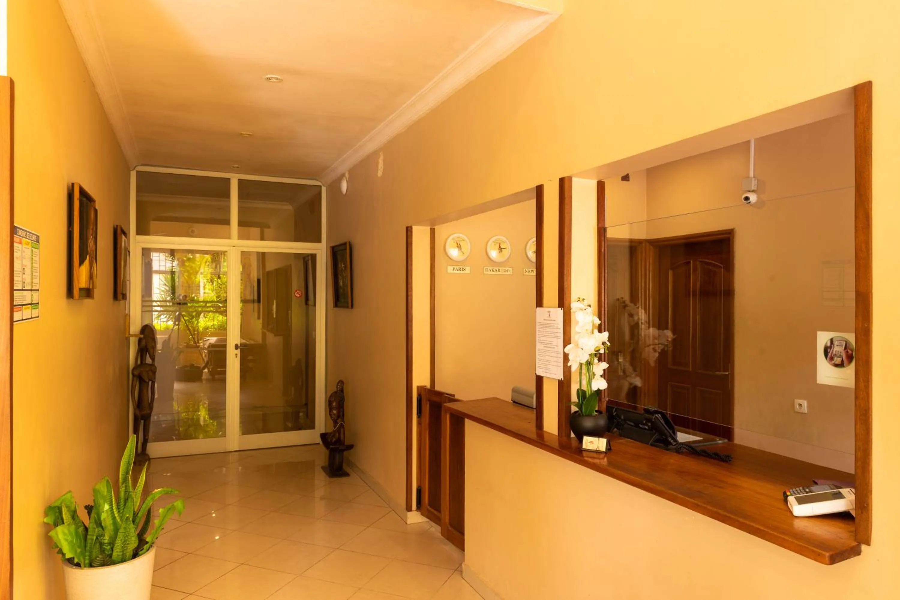 Lobby or reception in Le Lodge des Almadies