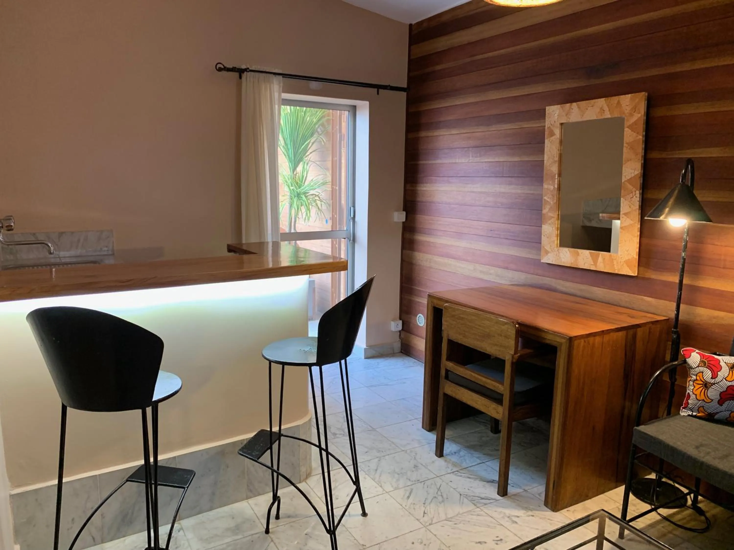 Seating area in Le Lodge des Almadies