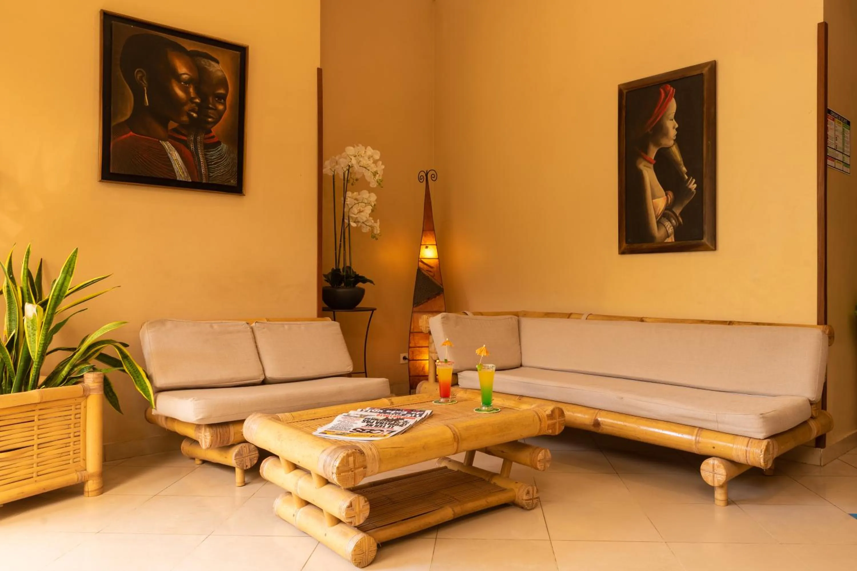 Lobby or reception in Le Lodge des Almadies