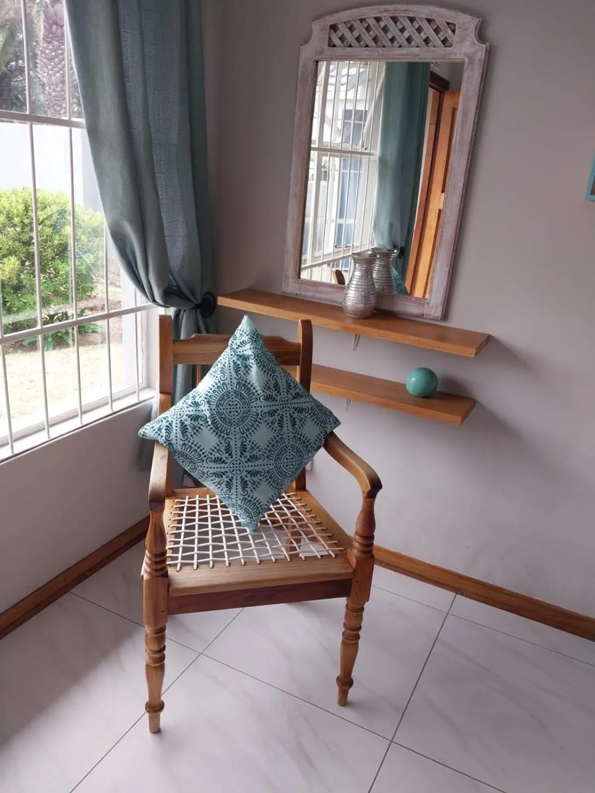 Seating area in Platberg Self-catering