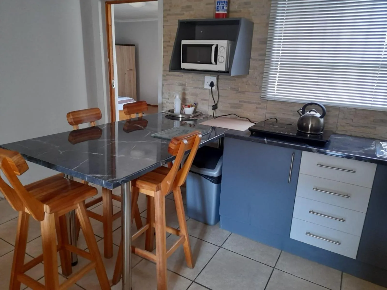 Kitchen or kitchenette in Platberg Self-catering