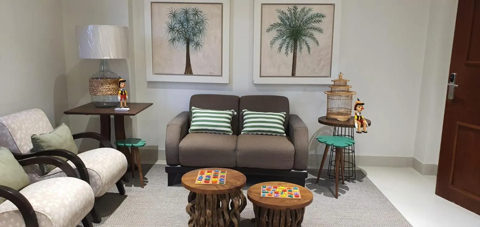 Living room in JR Hotel Marilia