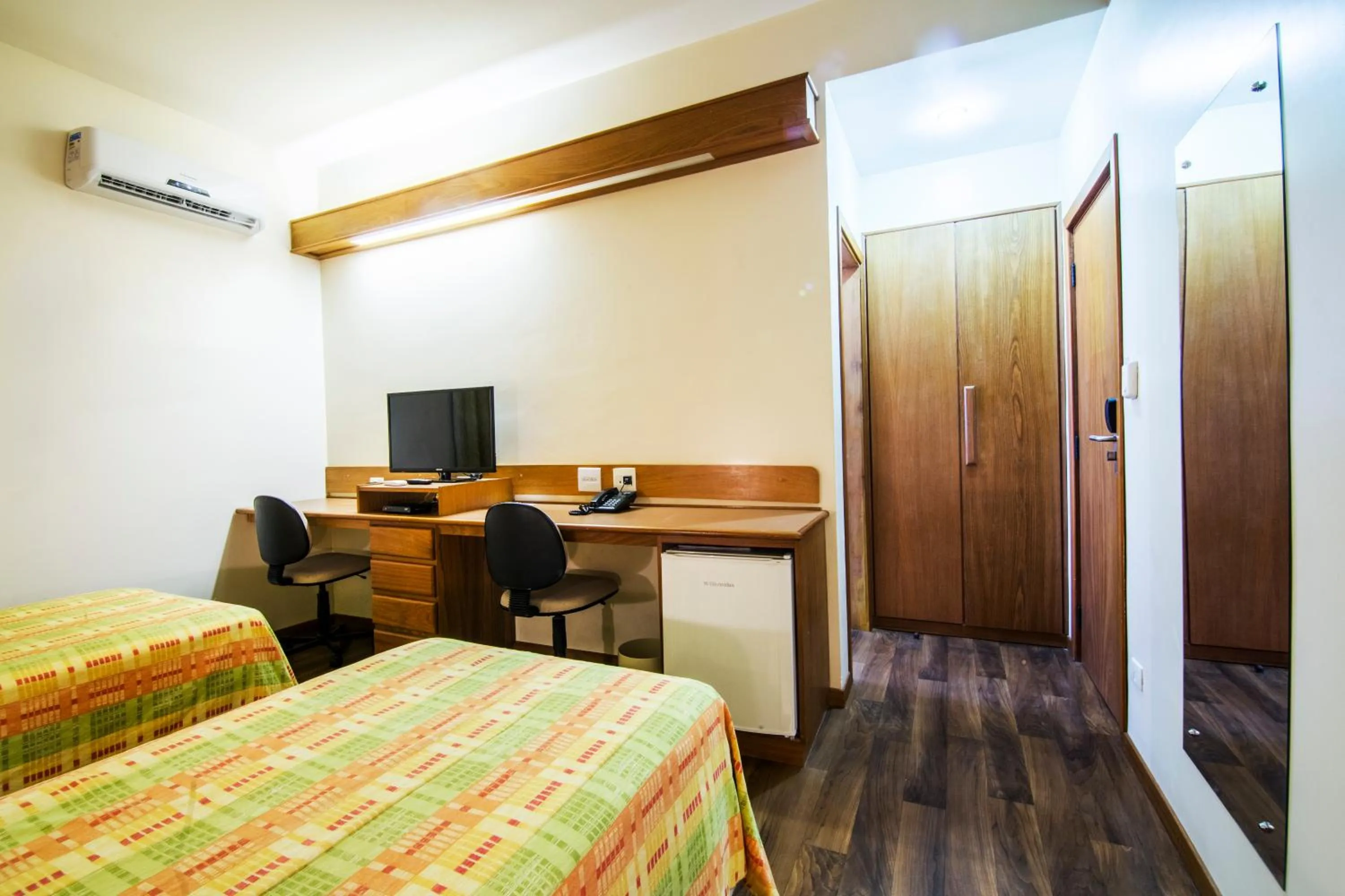 Photo of the whole room, Bed in JR Hotel Marilia