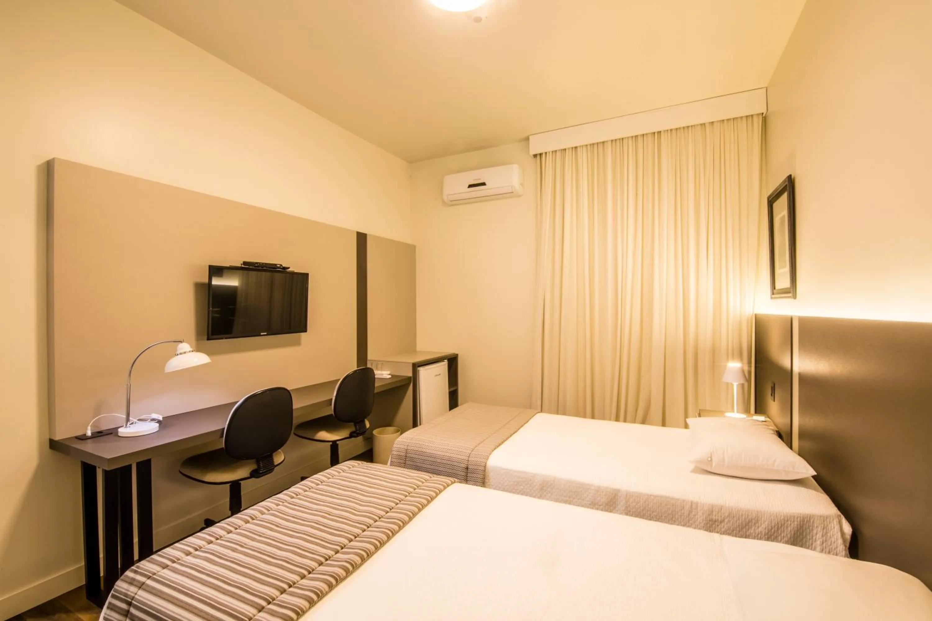 Photo of the whole room, Bed in JR Hotel Marilia