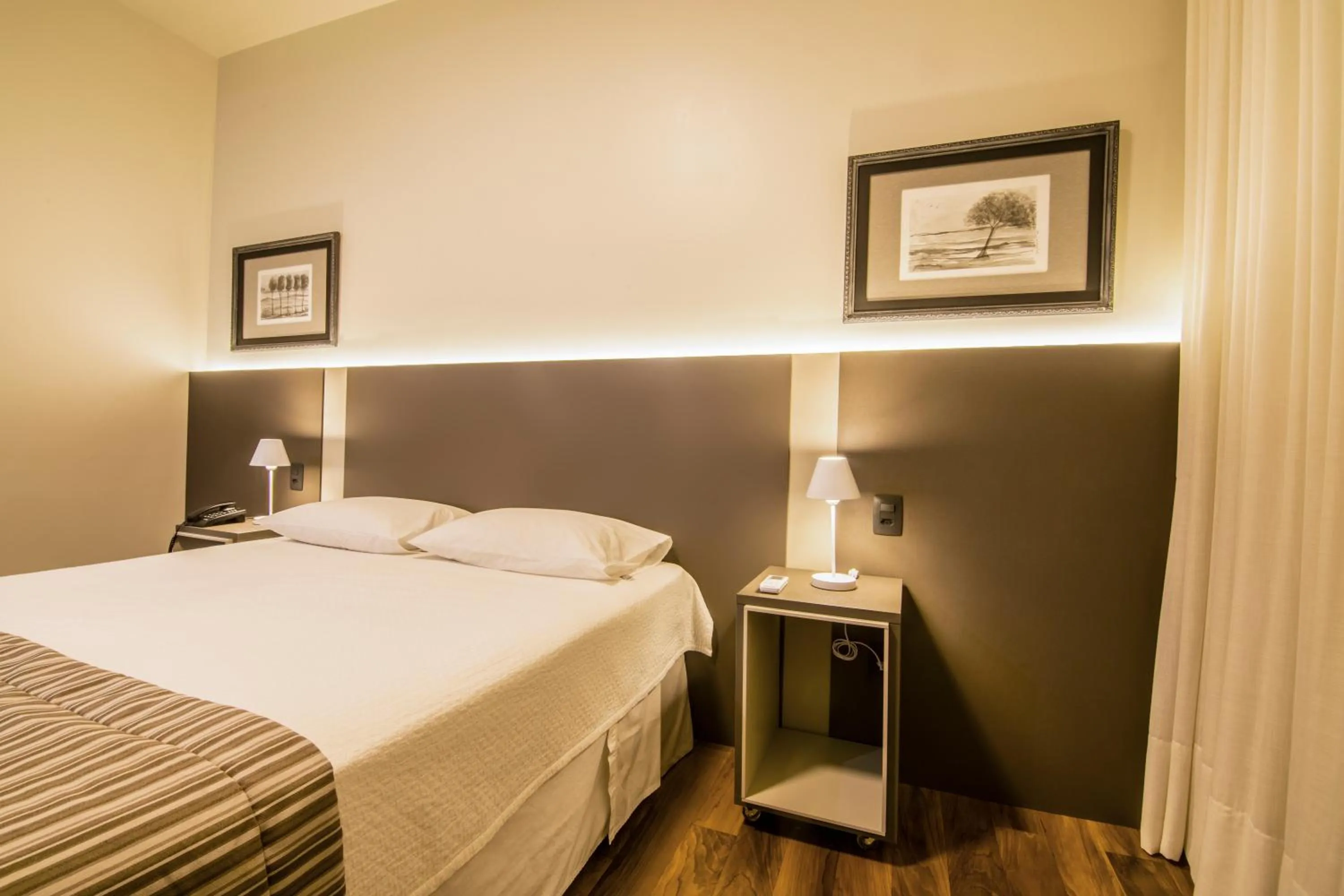 Photo of the whole room, Bed in JR Hotel Marilia