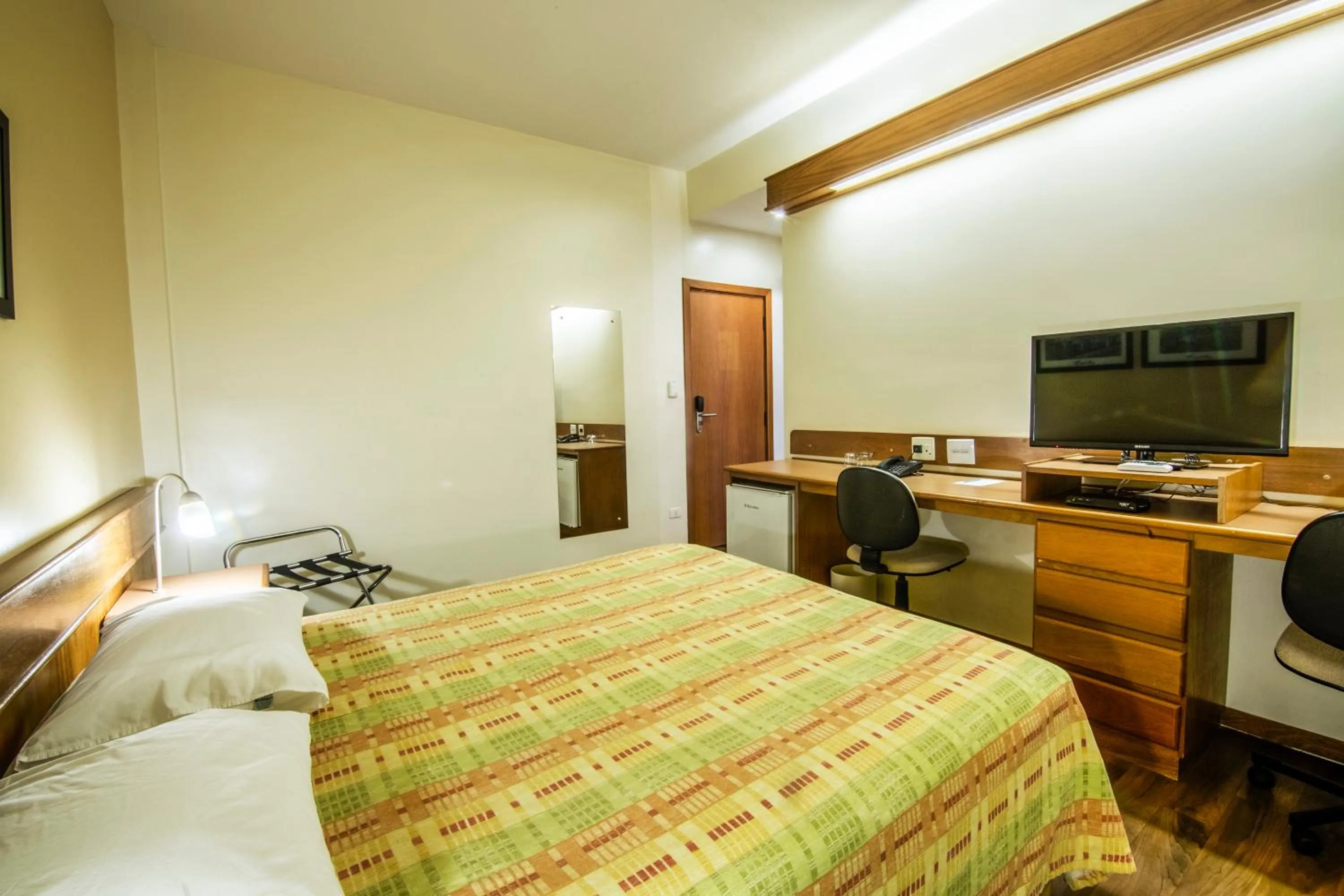 Photo of the whole room, Bed in JR Hotel Marilia