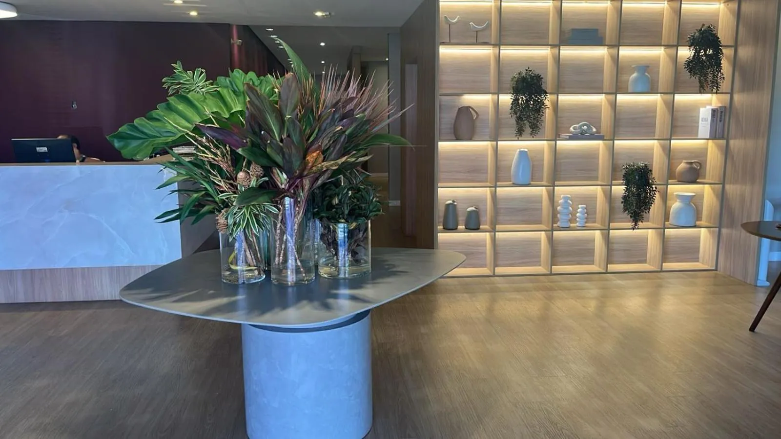 Lobby or reception in JR Hotel Marilia