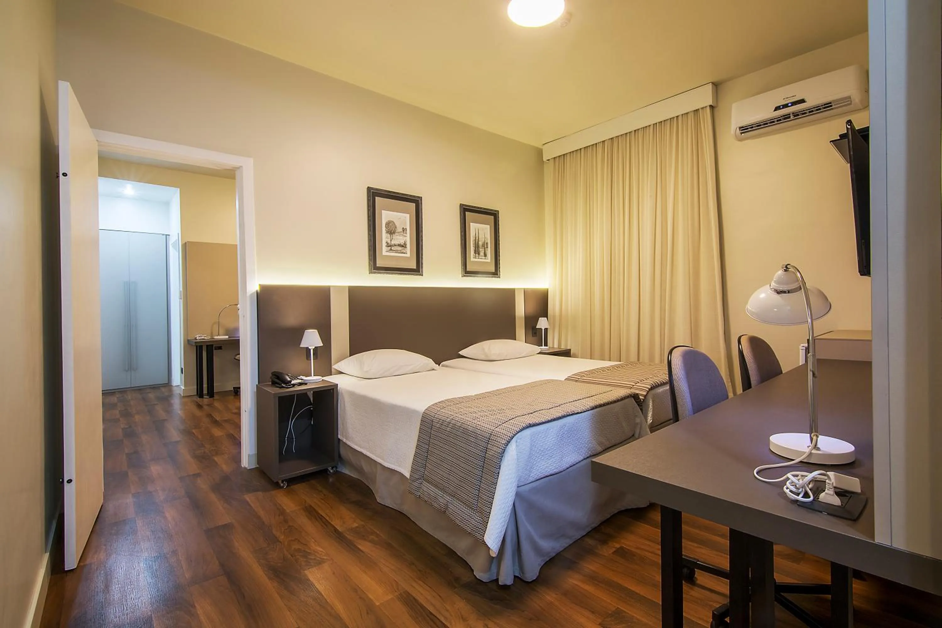 Photo of the whole room, Bed in JR Hotel Marilia