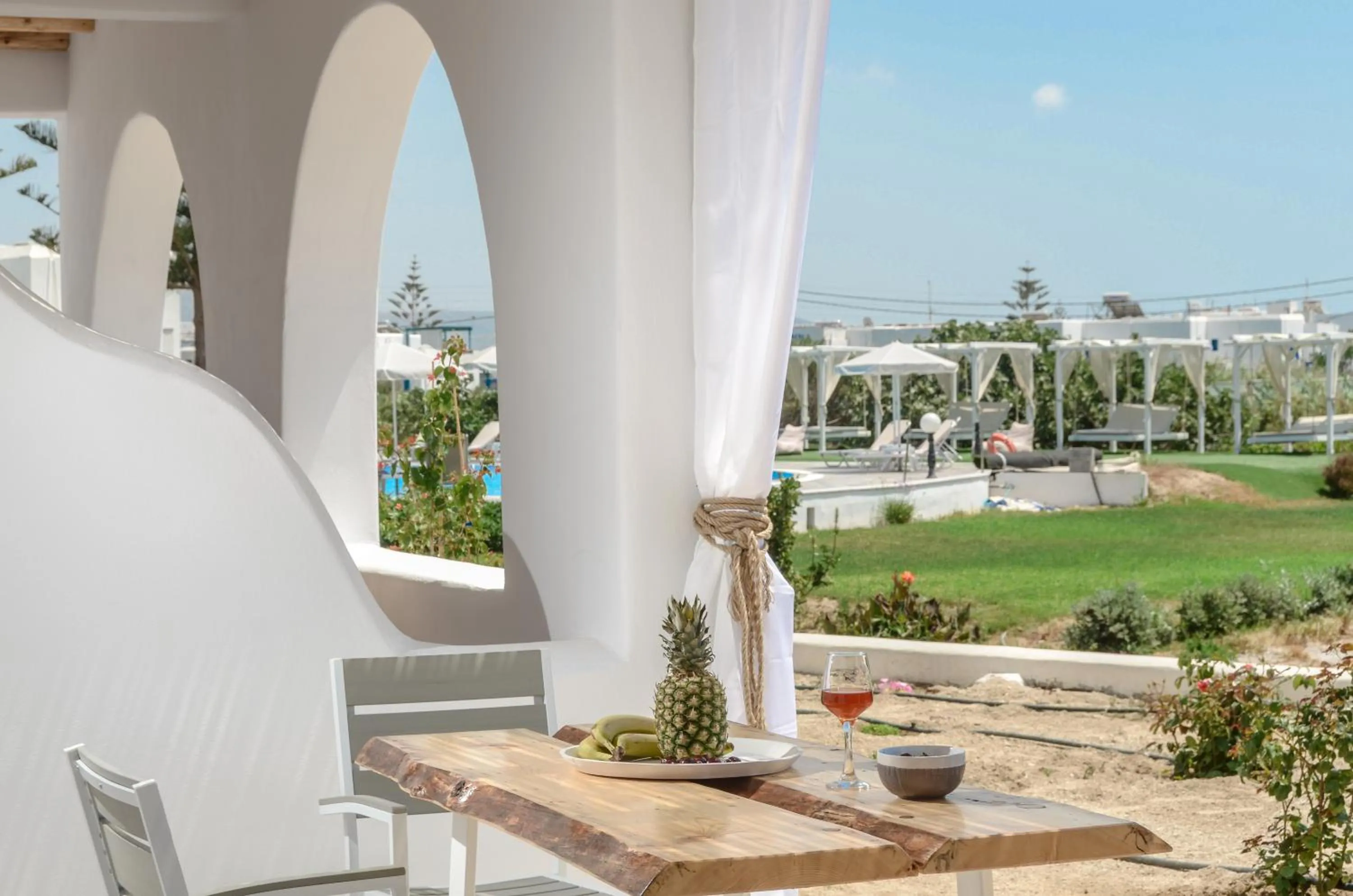 Patio in Naxos Nature Suites