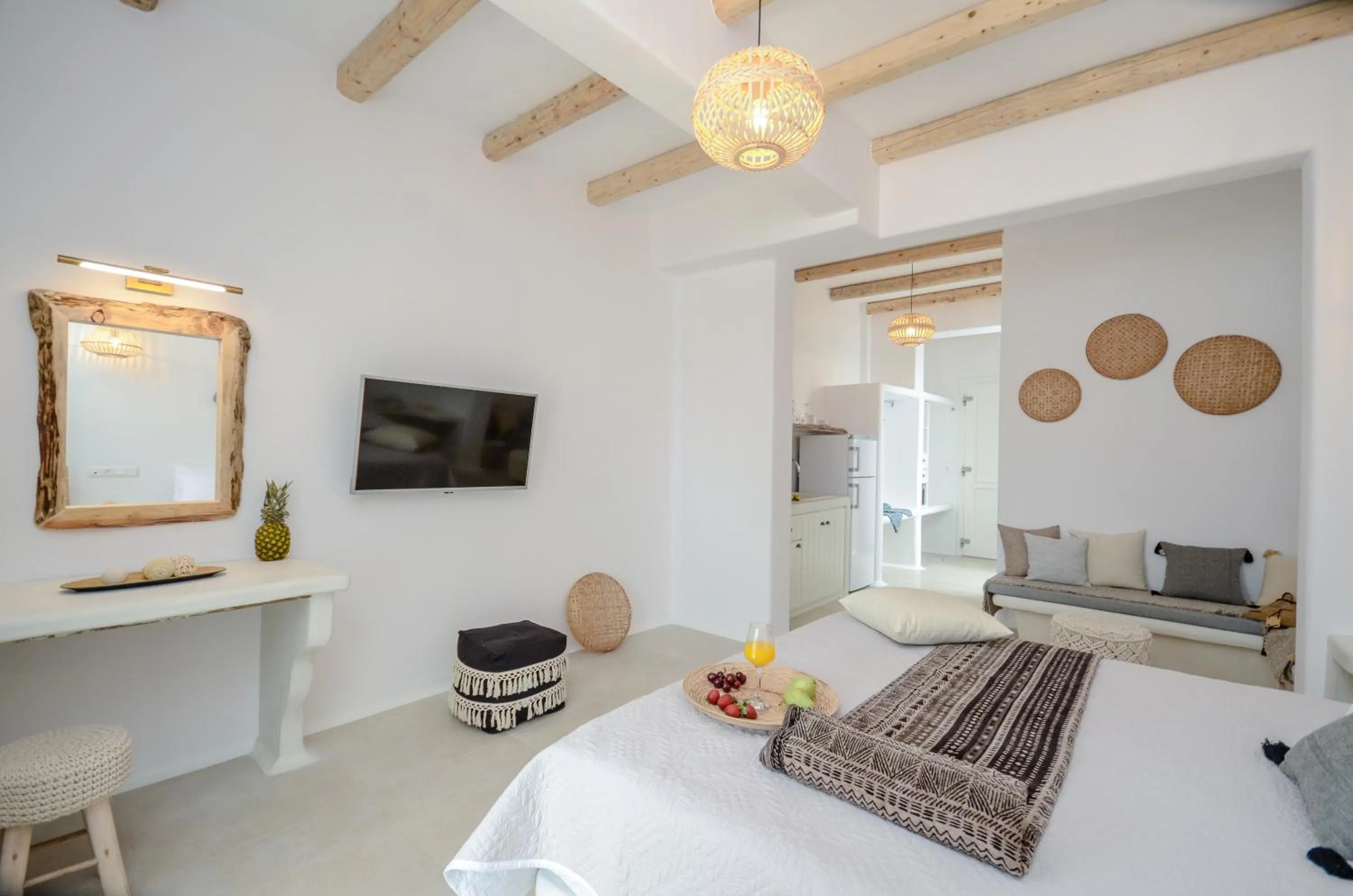 Bedroom, Bed in Naxos Nature Suites