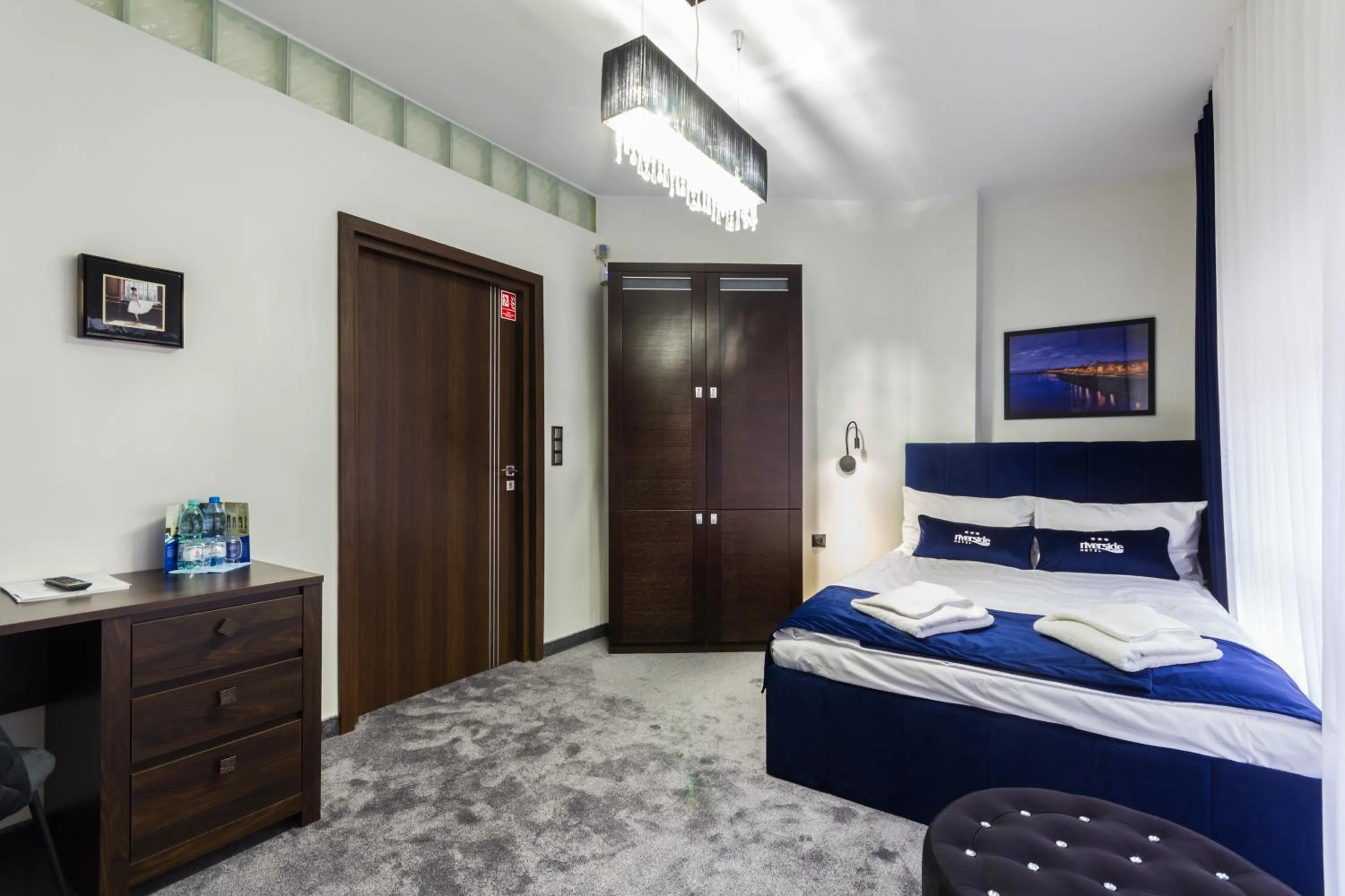 Bed in Riverside Hotel