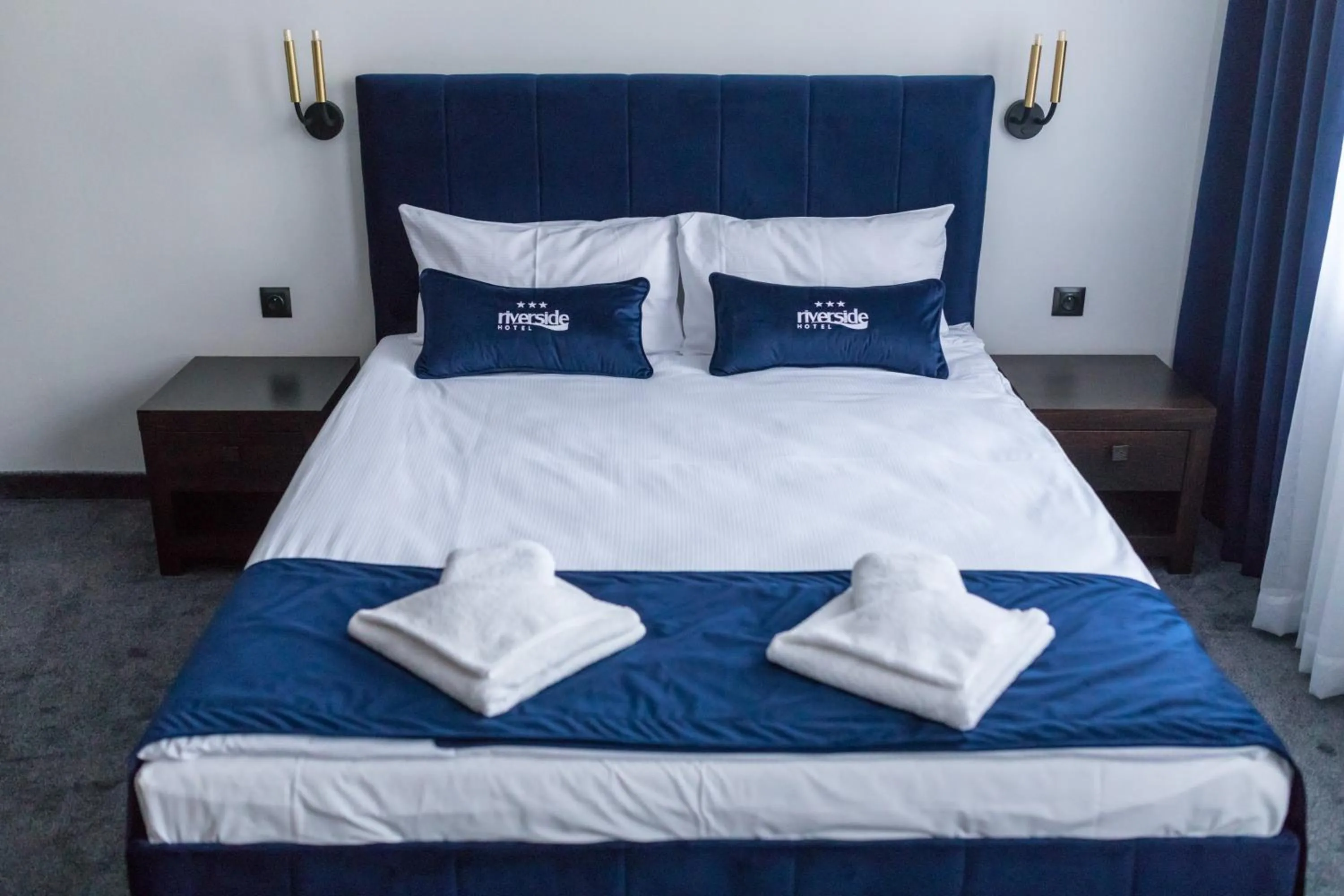 Bed in Riverside Hotel