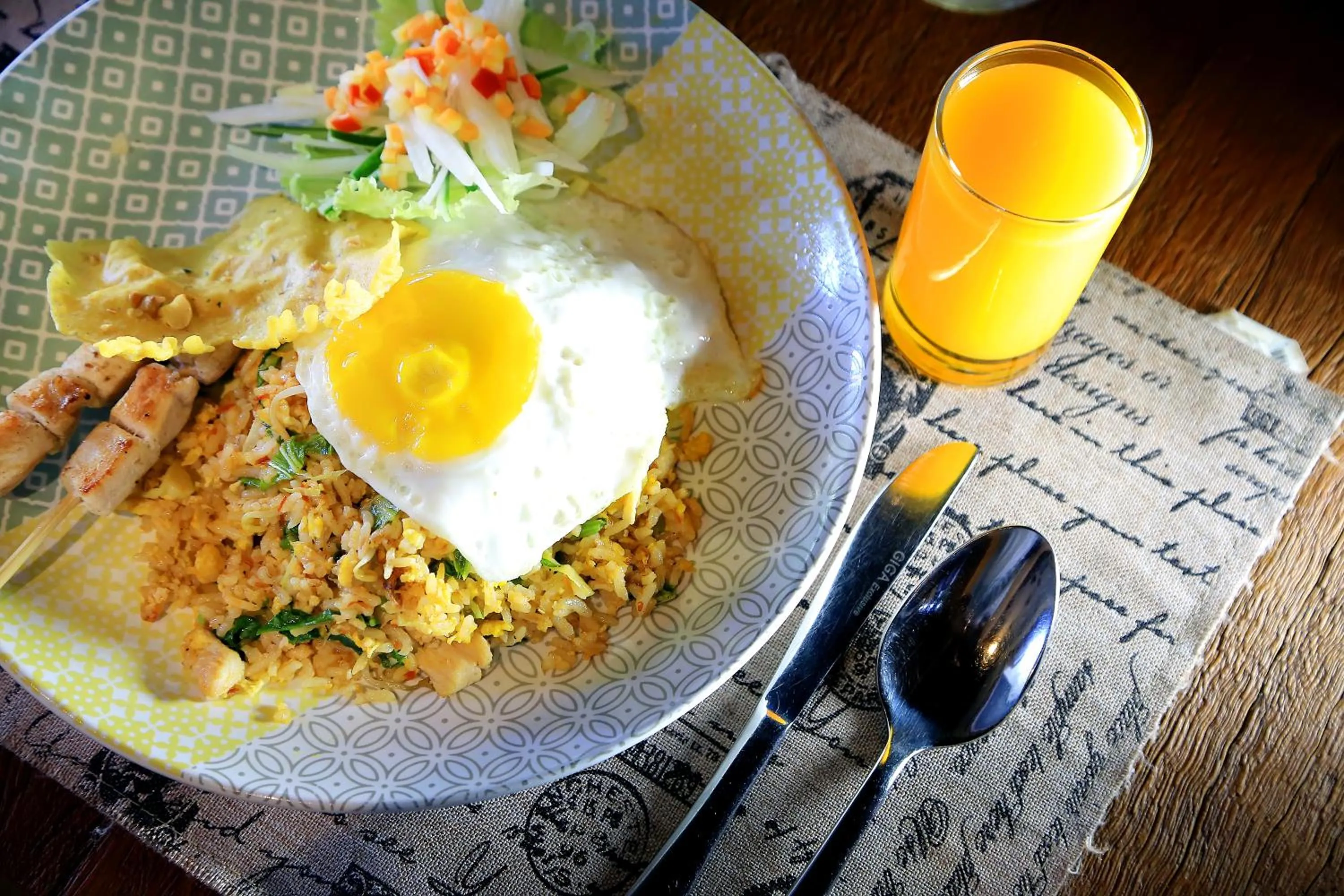 Breakfast in Kaniya bali