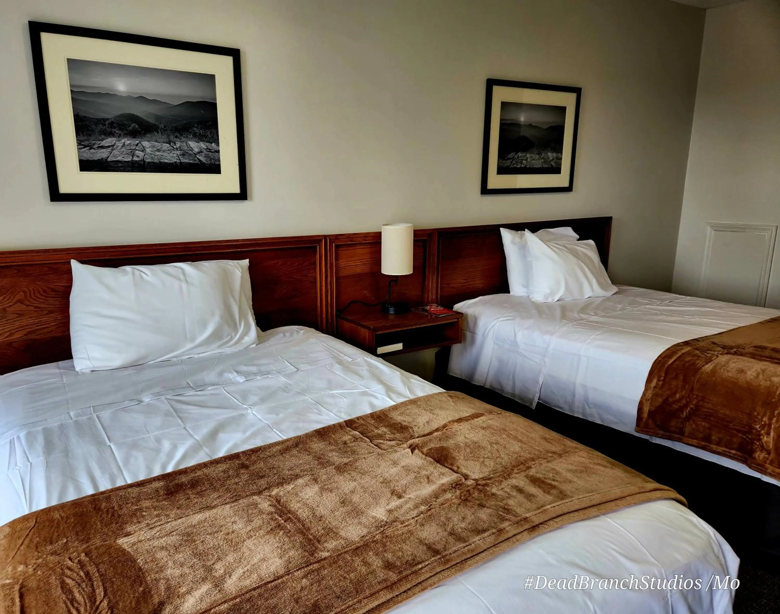 Bed in Fox Mountain Inn