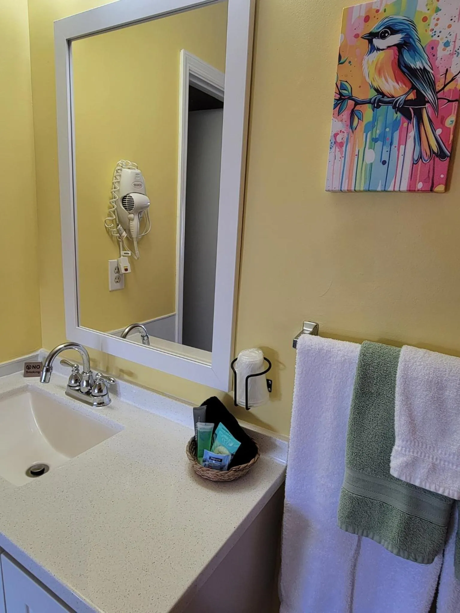 Bathroom in Fox Mountain Inn