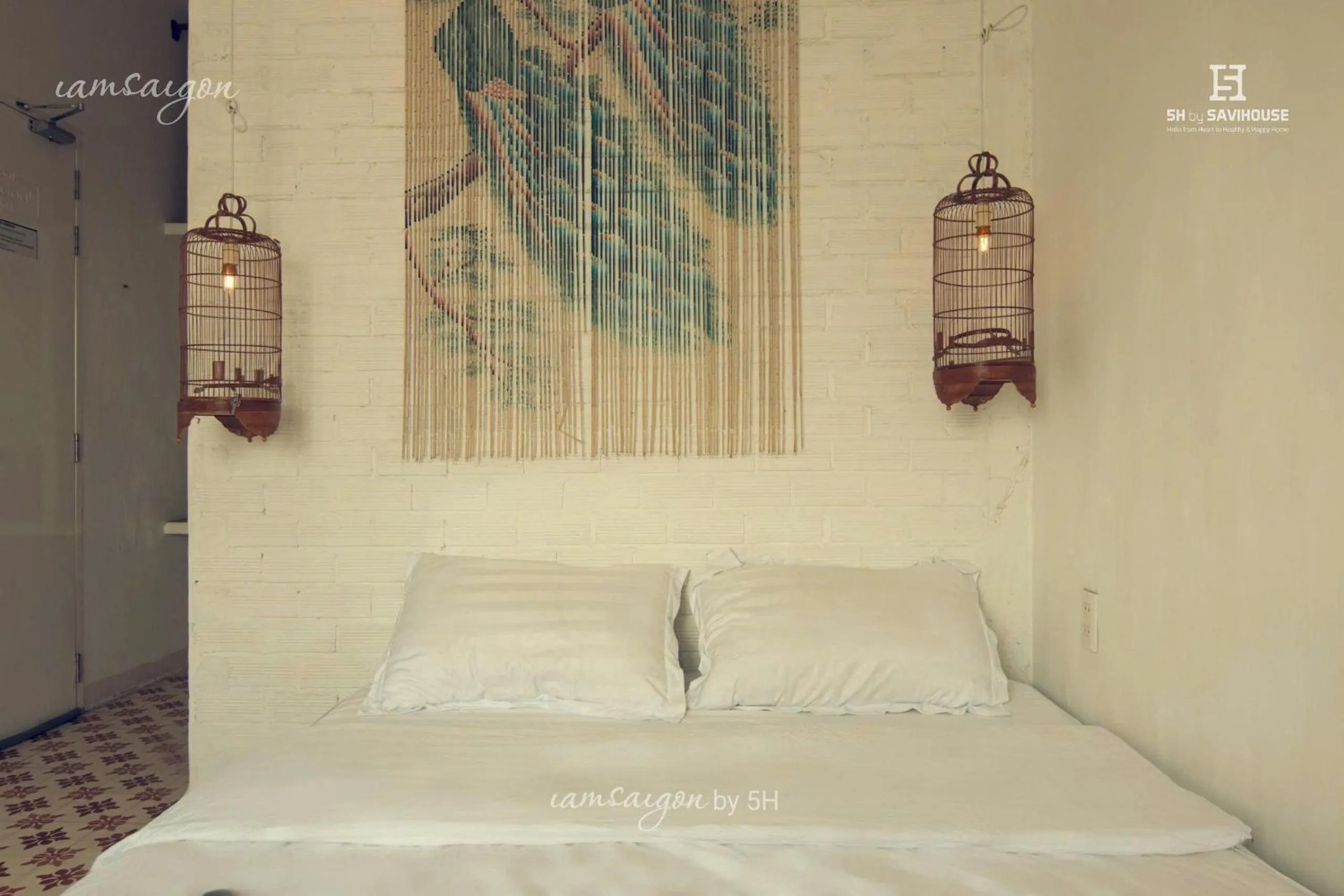 Bed in IAM SAIGON Homestay