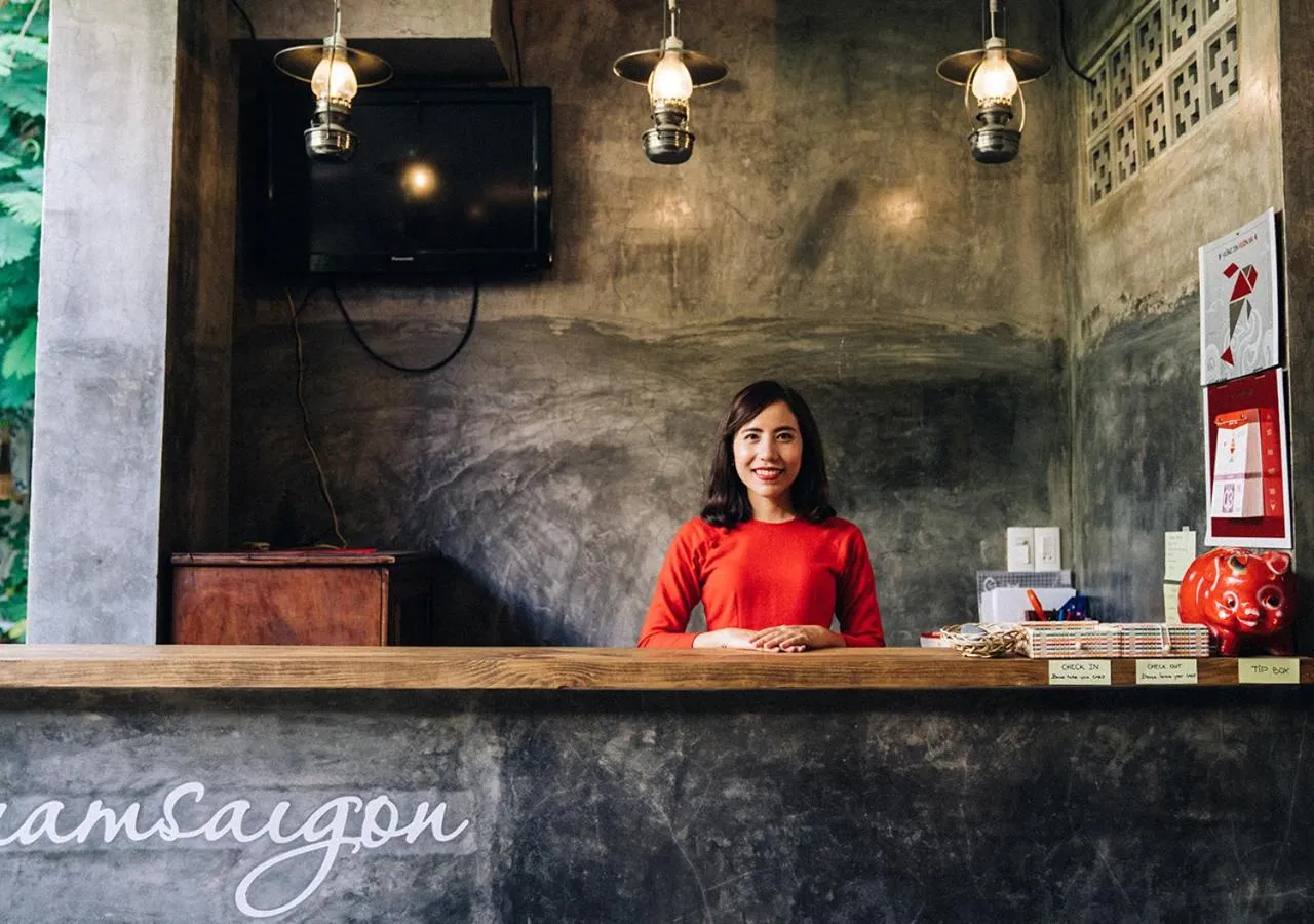Lobby or reception in IAM SAIGON Homestay