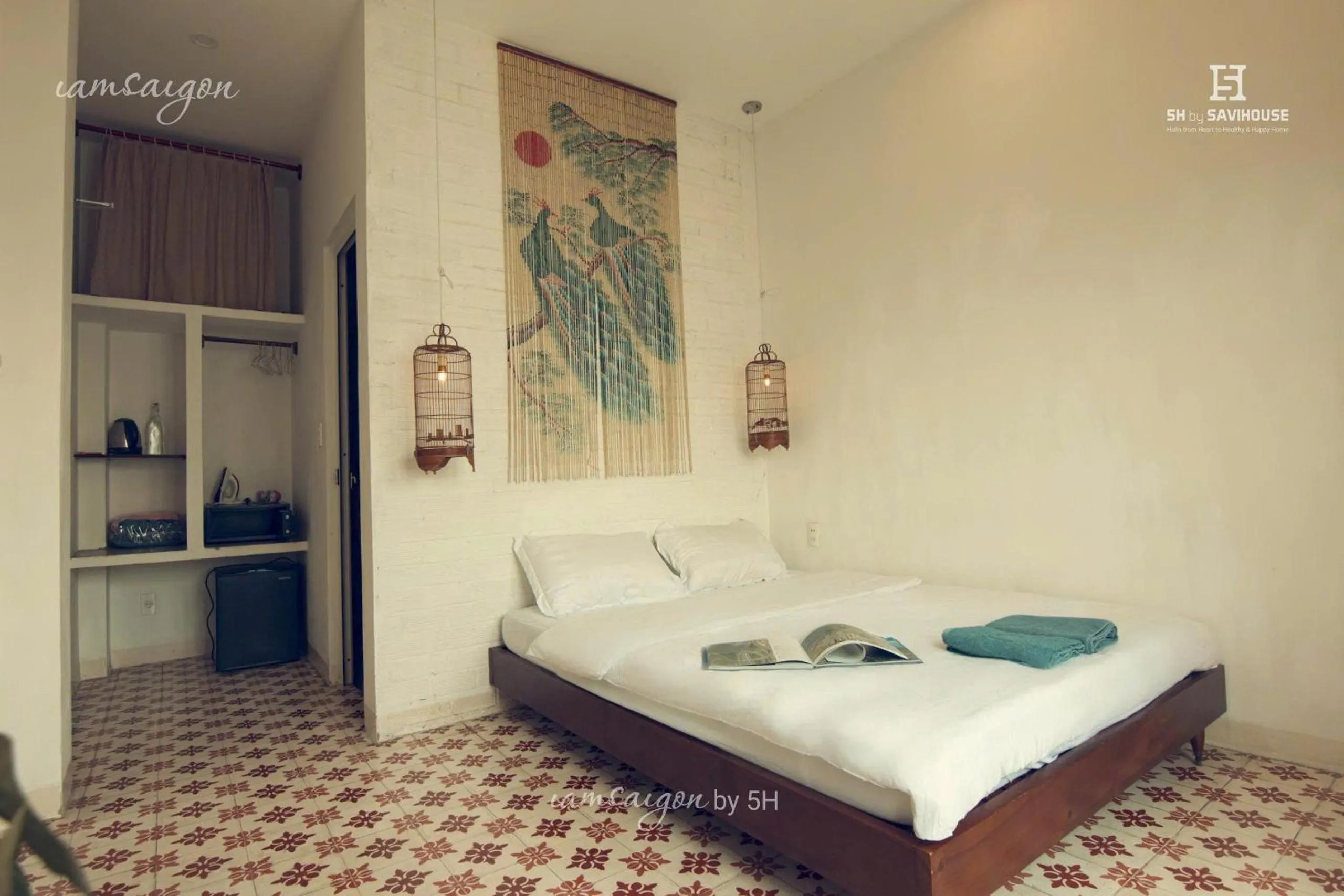 Bed in IAM SAIGON Homestay