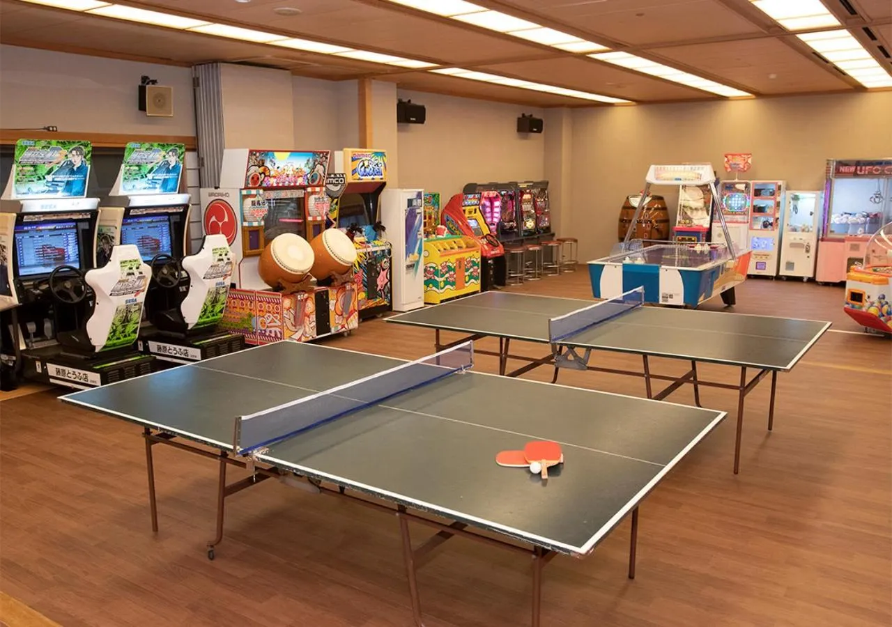 Table tennis in Atagawa Heights