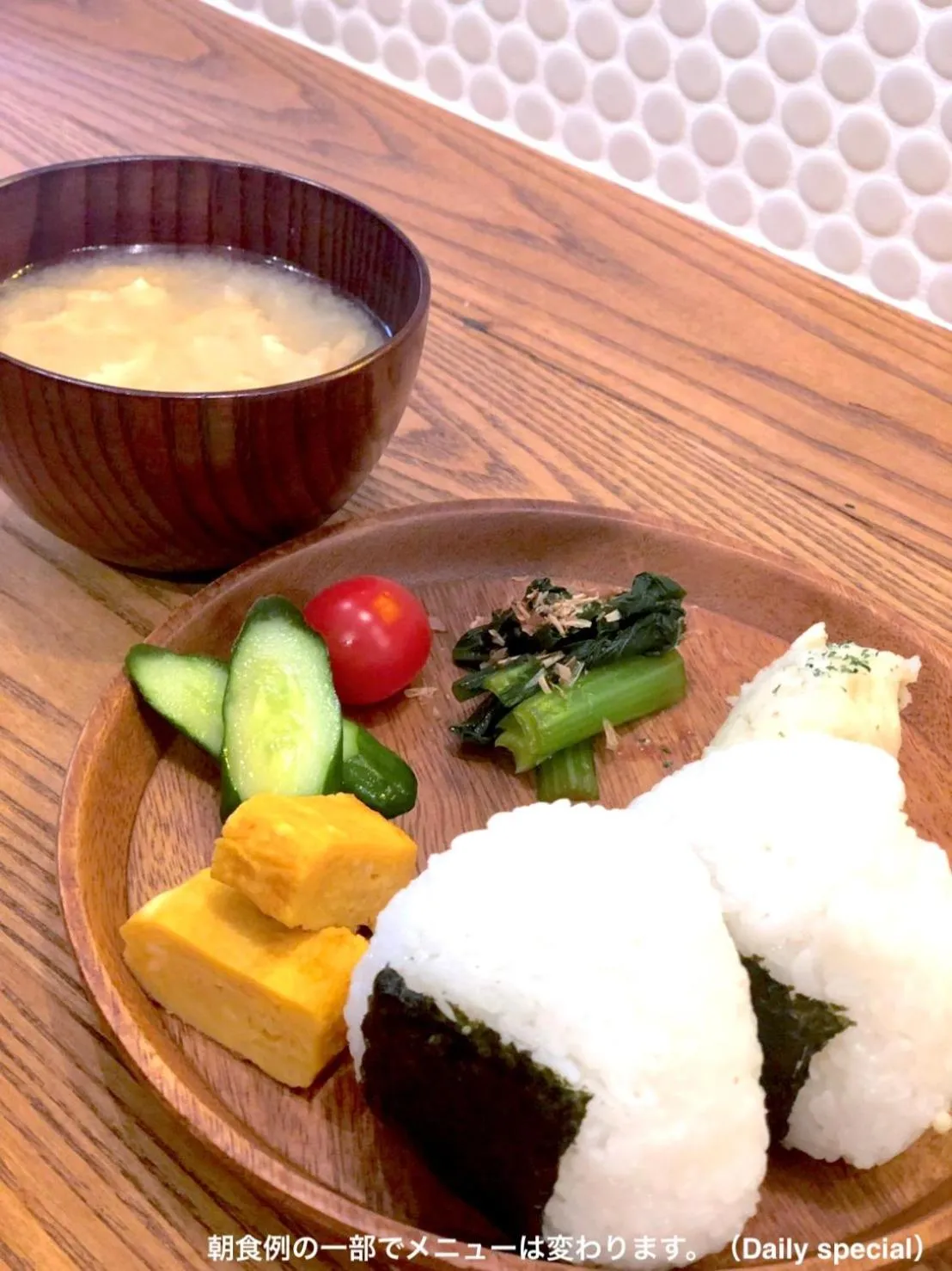 Asian breakfast in SHARIN