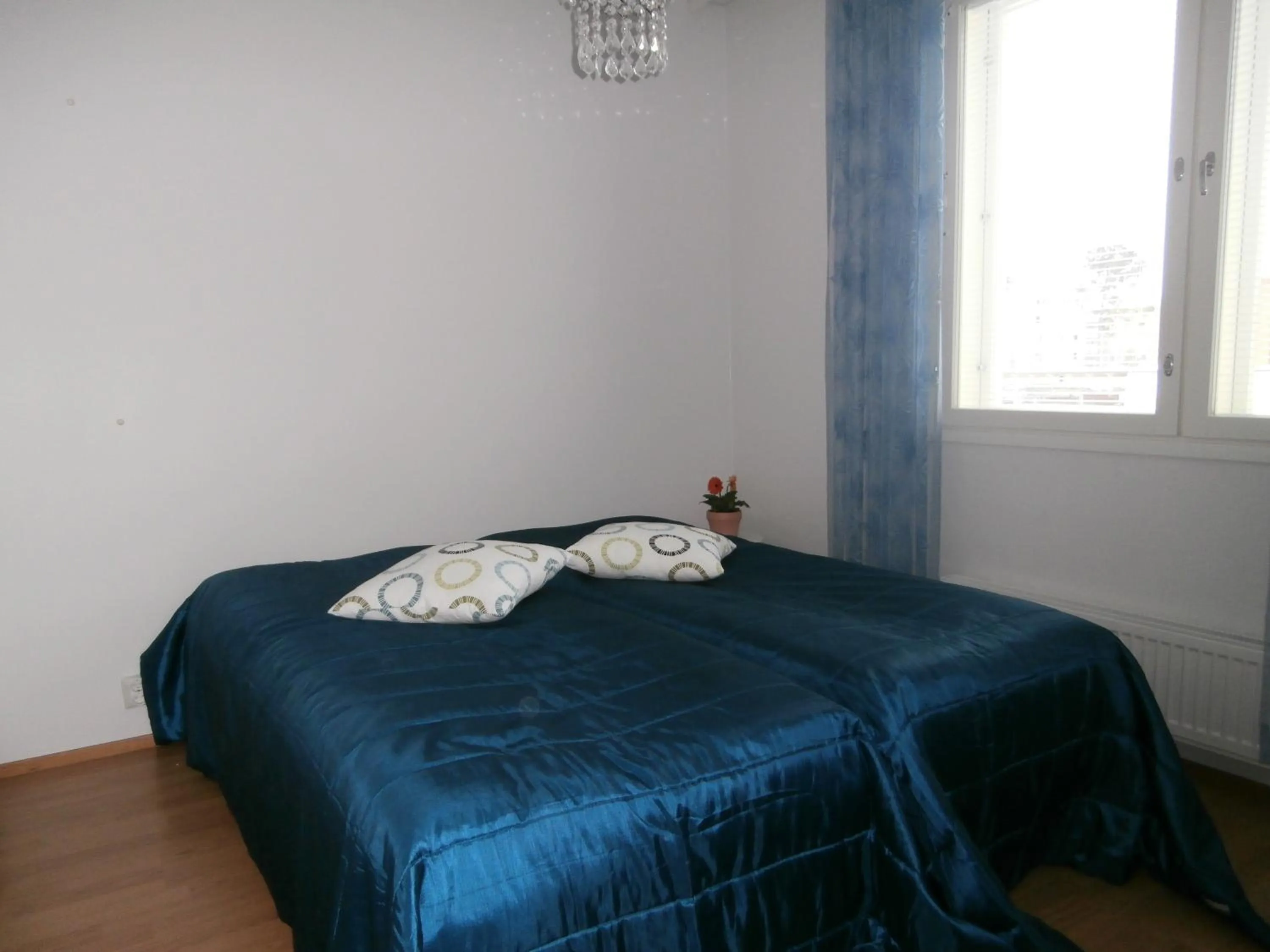 Bed in Huoneistohotelli Nallisuites