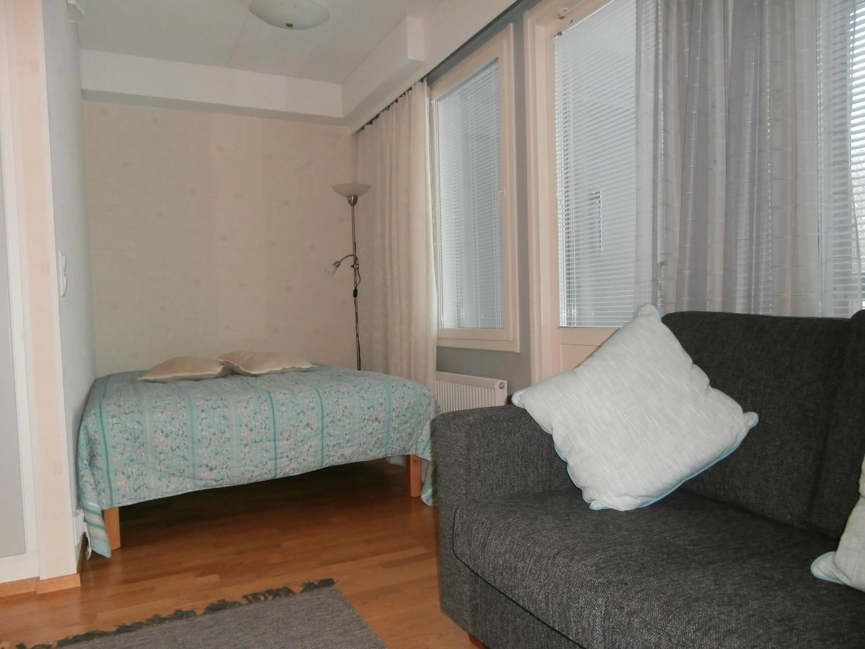 Bed in Huoneistohotelli Nallisuites