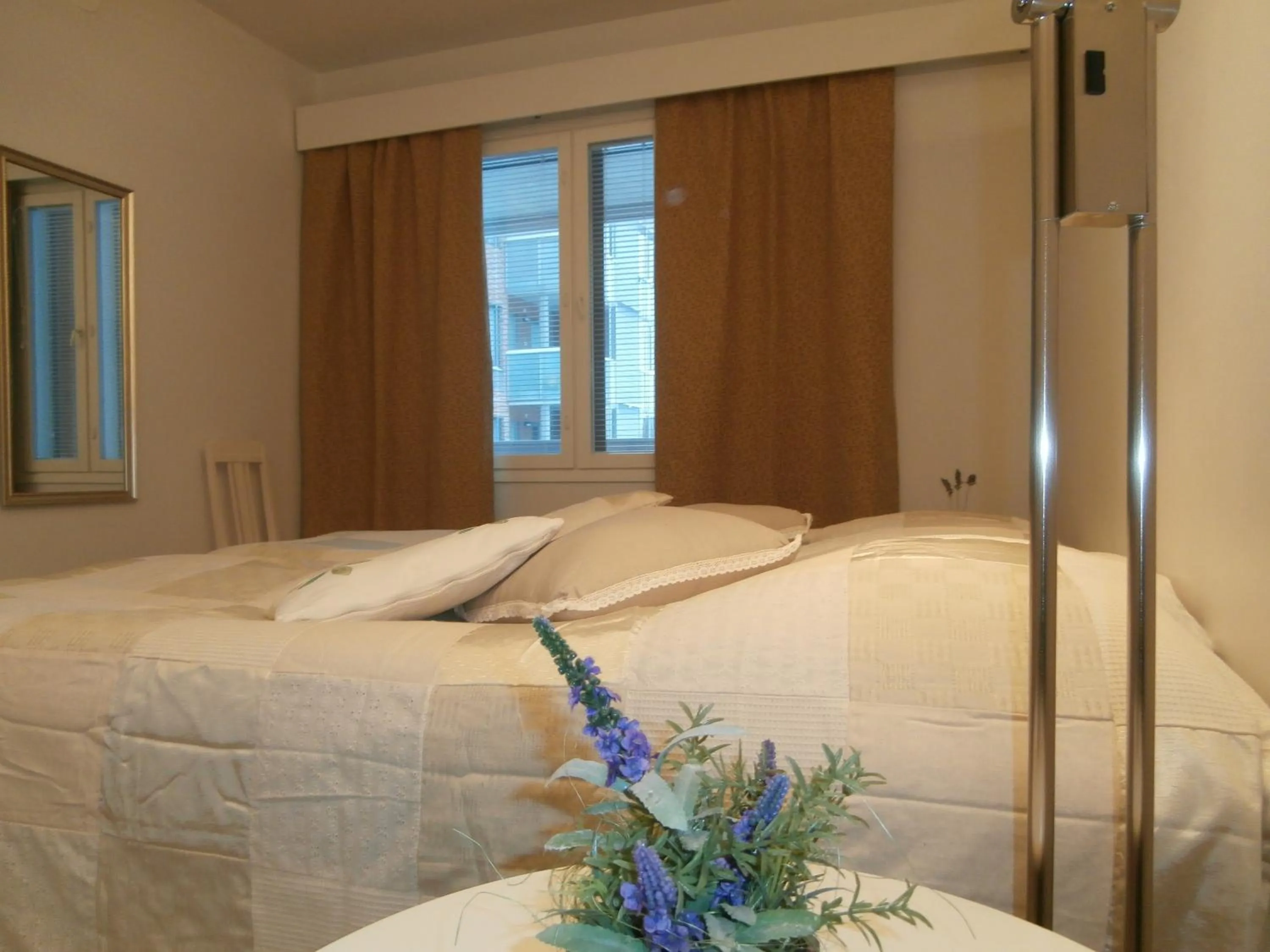 Bed in Huoneistohotelli Nallisuites
