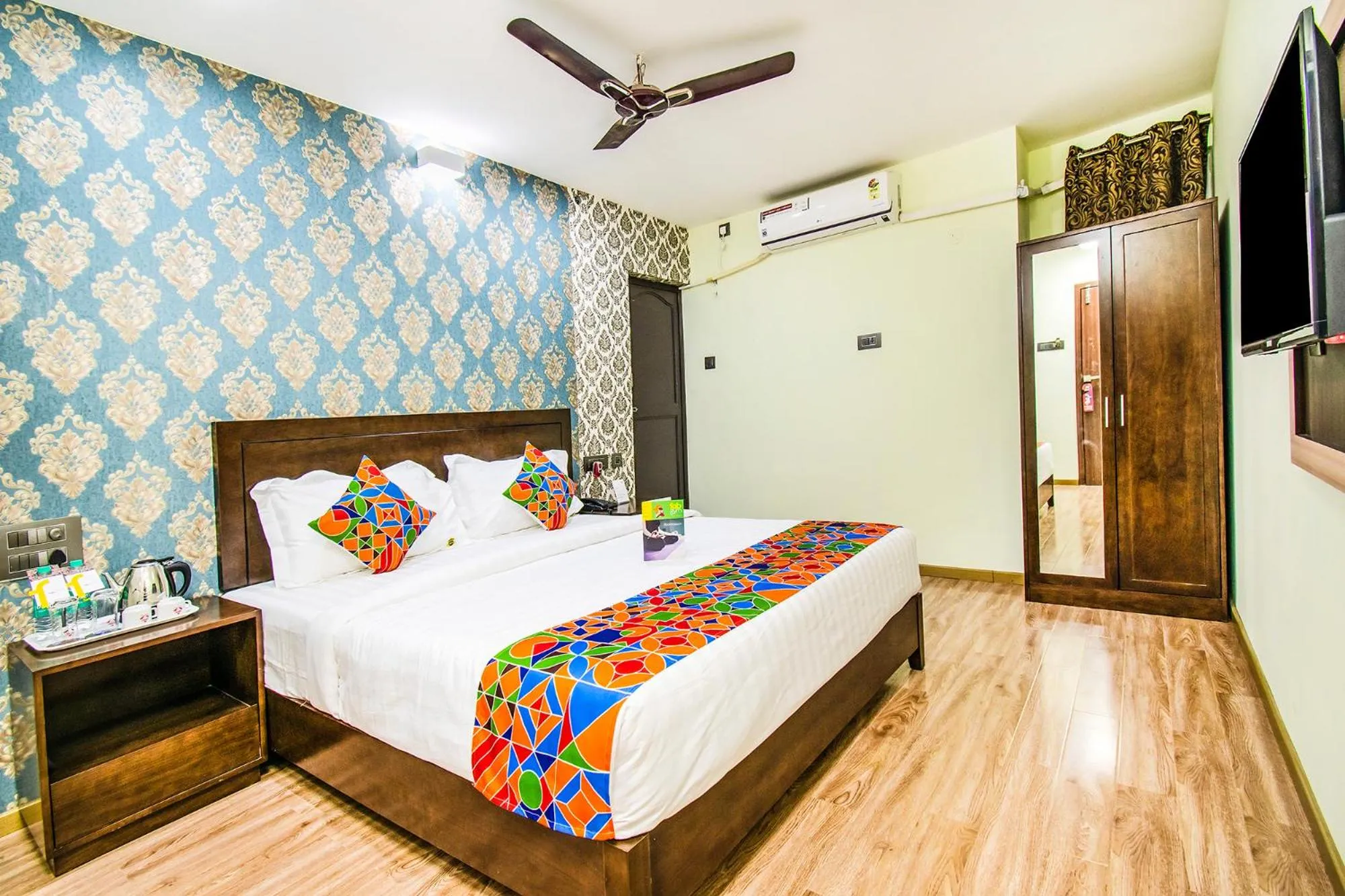 Bed in FabHotel Prince Park - Nr Sajra Fort