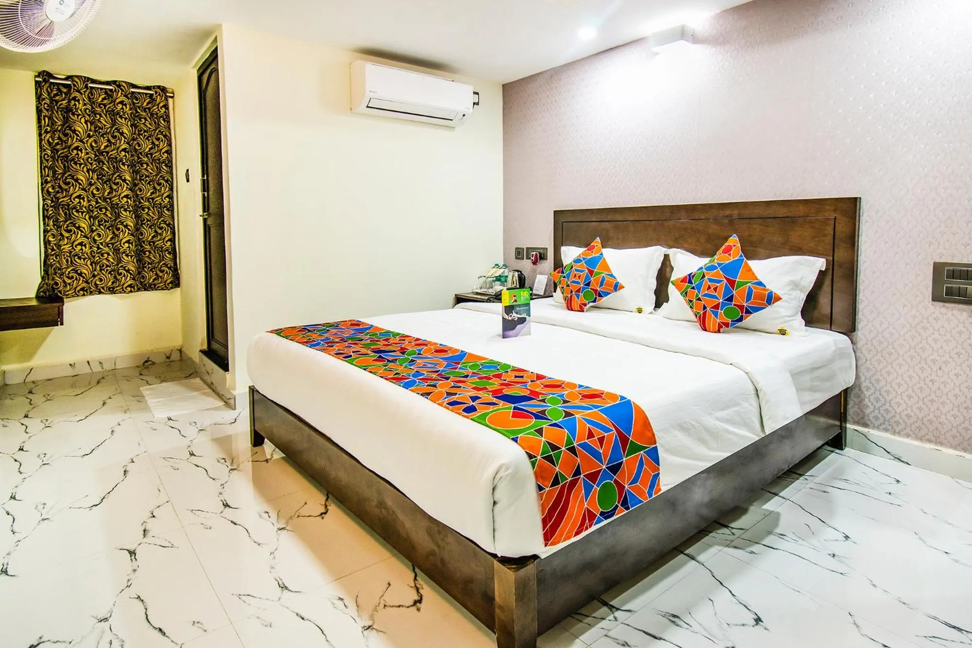 Bed in FabHotel Prince Park - Nr Sajra Fort