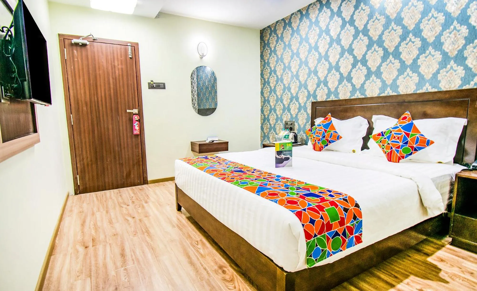 Bed in FabHotel Prince Park - Nr Sajra Fort