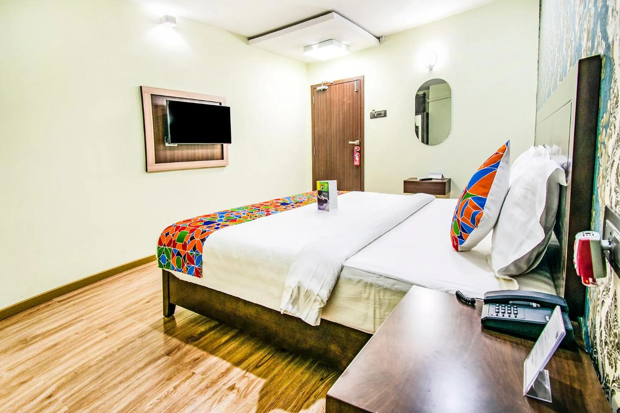 Bed in FabHotel Prince Park - Nr Sajra Fort