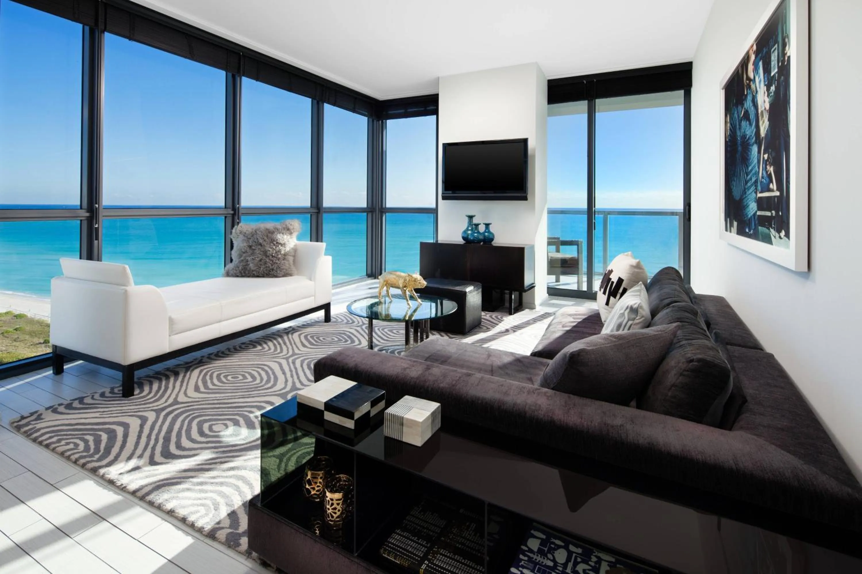Living room in W South Beach
