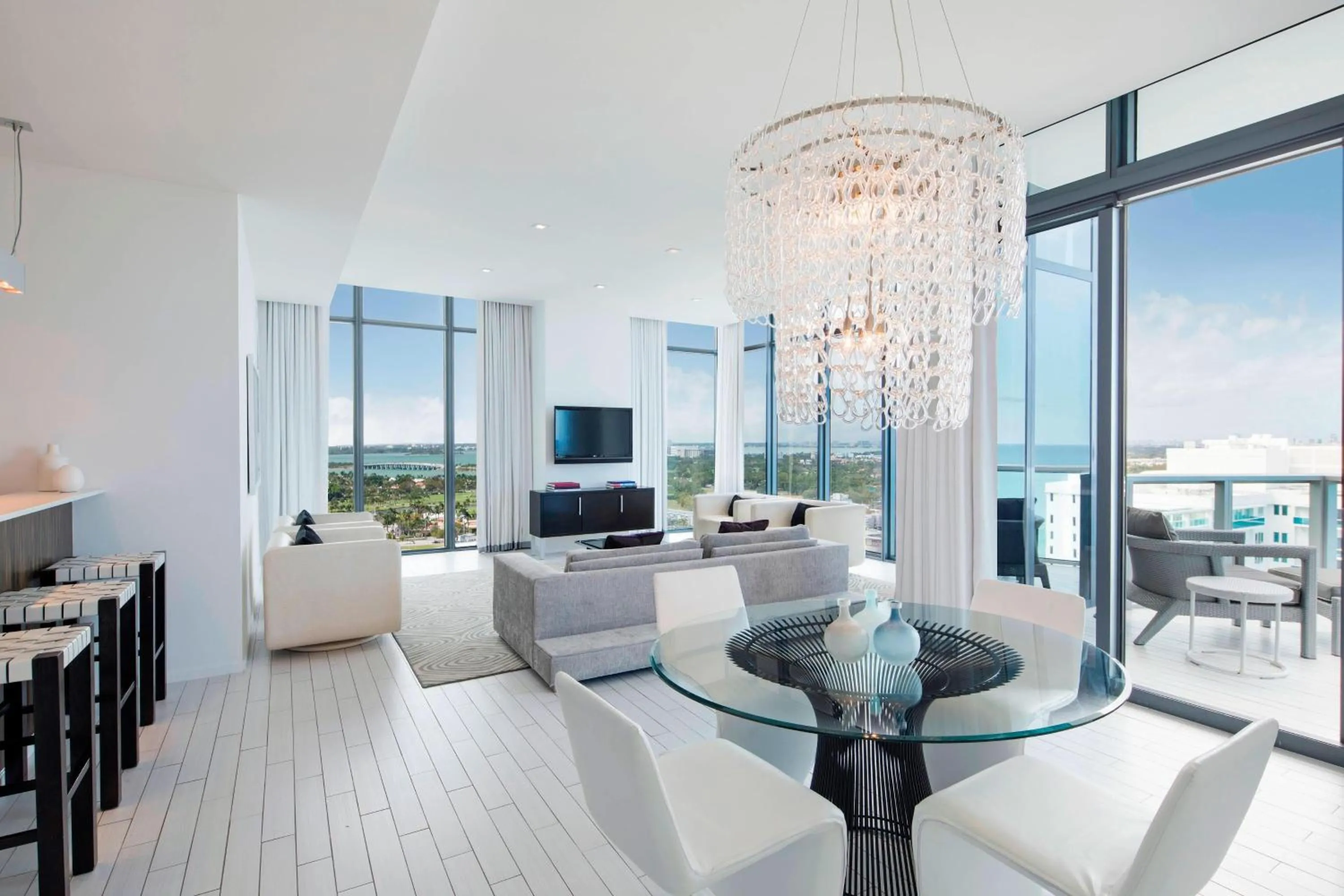 Living room in W South Beach