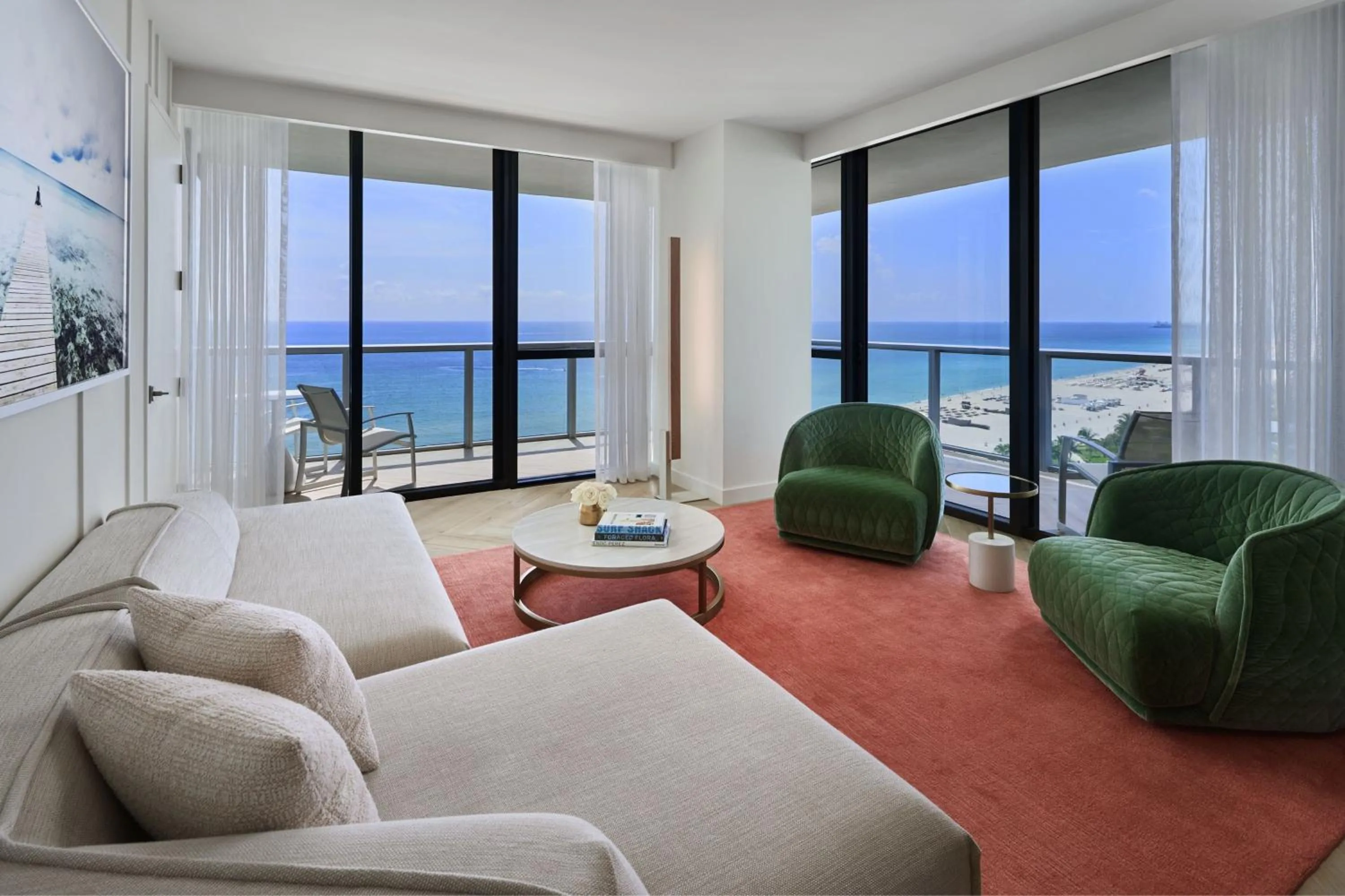 Living room in W South Beach