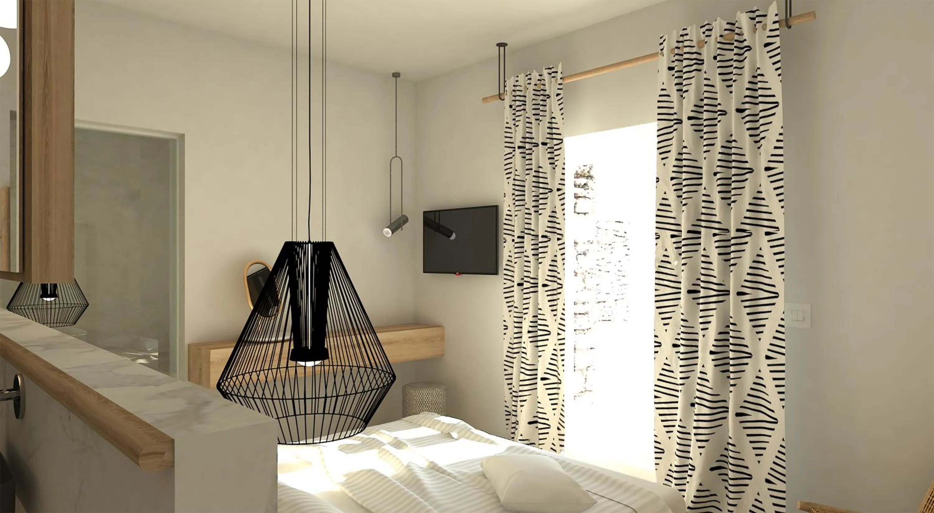 Bed in Apiro Mykonos