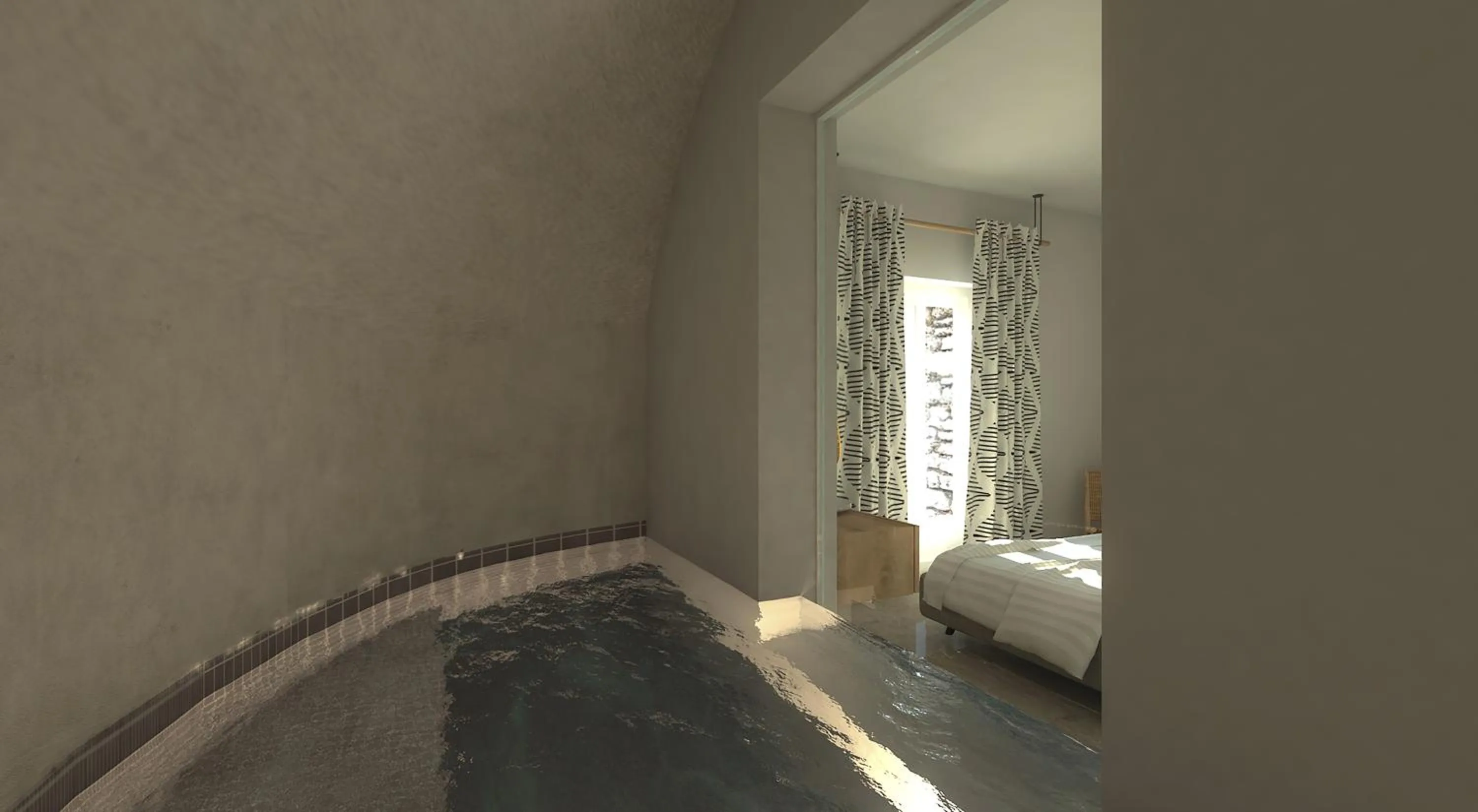 Bed in Apiro Mykonos