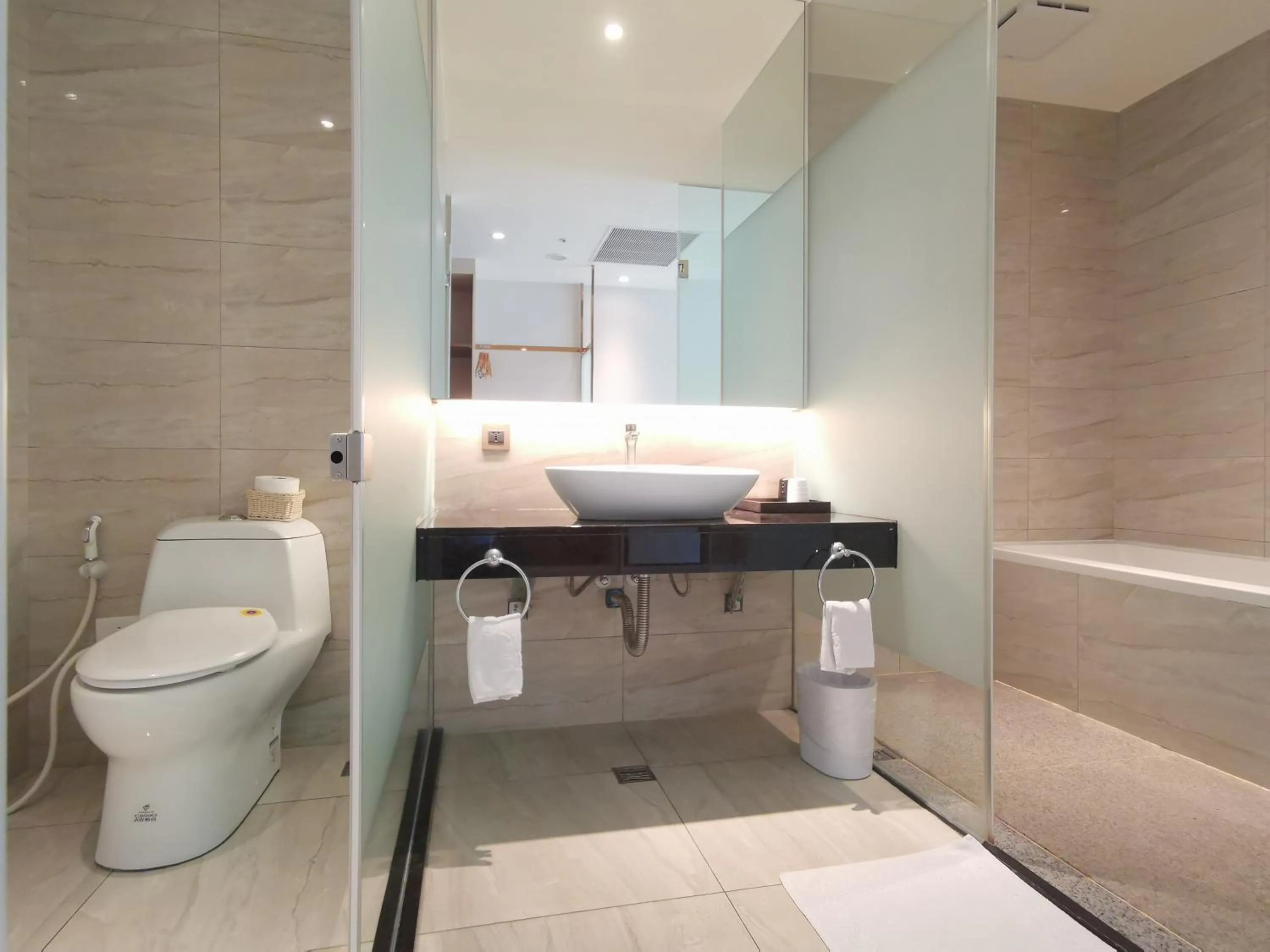 Toilet in Rice Resort Hotel