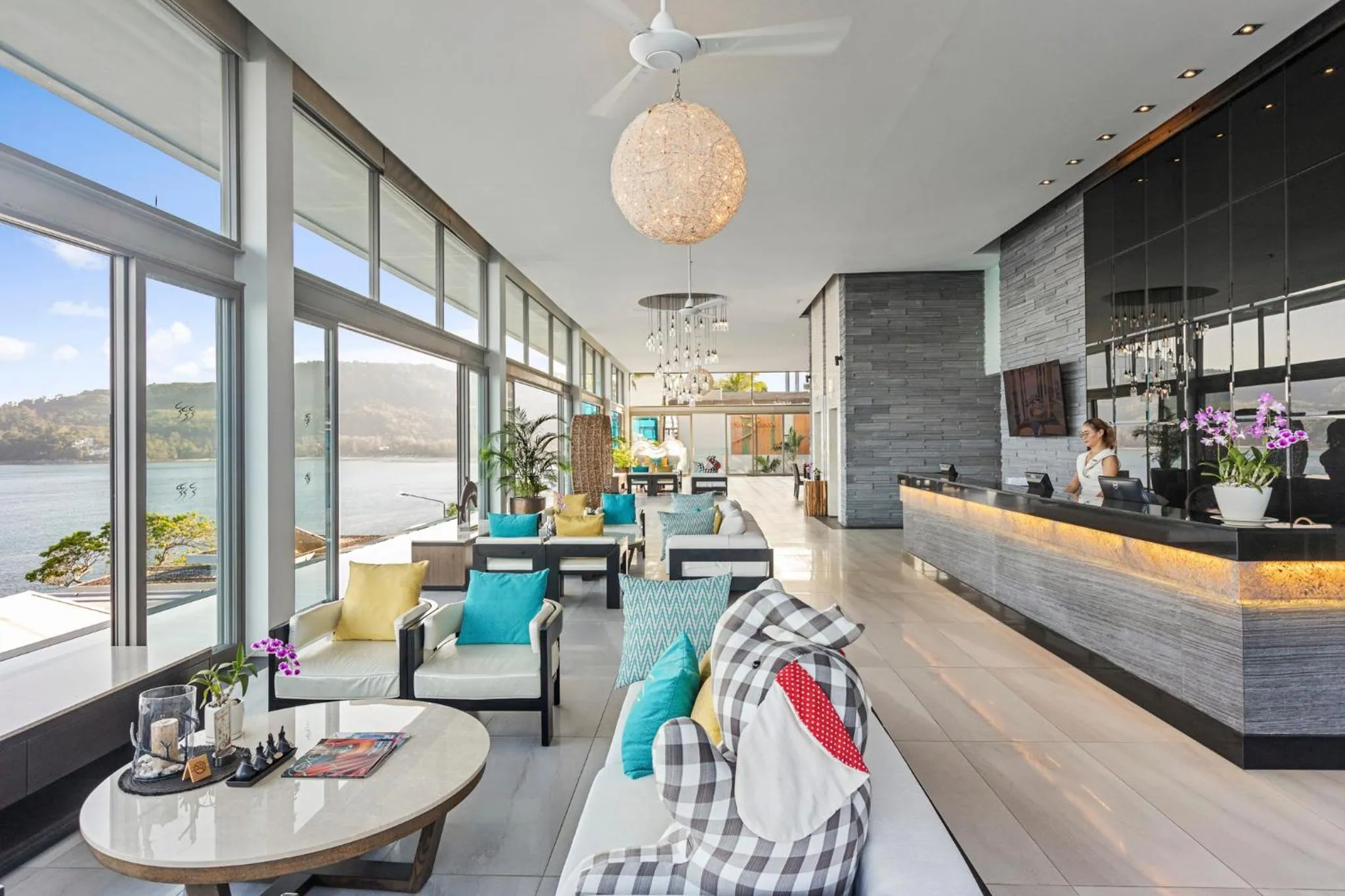 Lobby or reception in Cape Sienna Phuket Gourmet Hotel & Villas - SHA Extra Plus