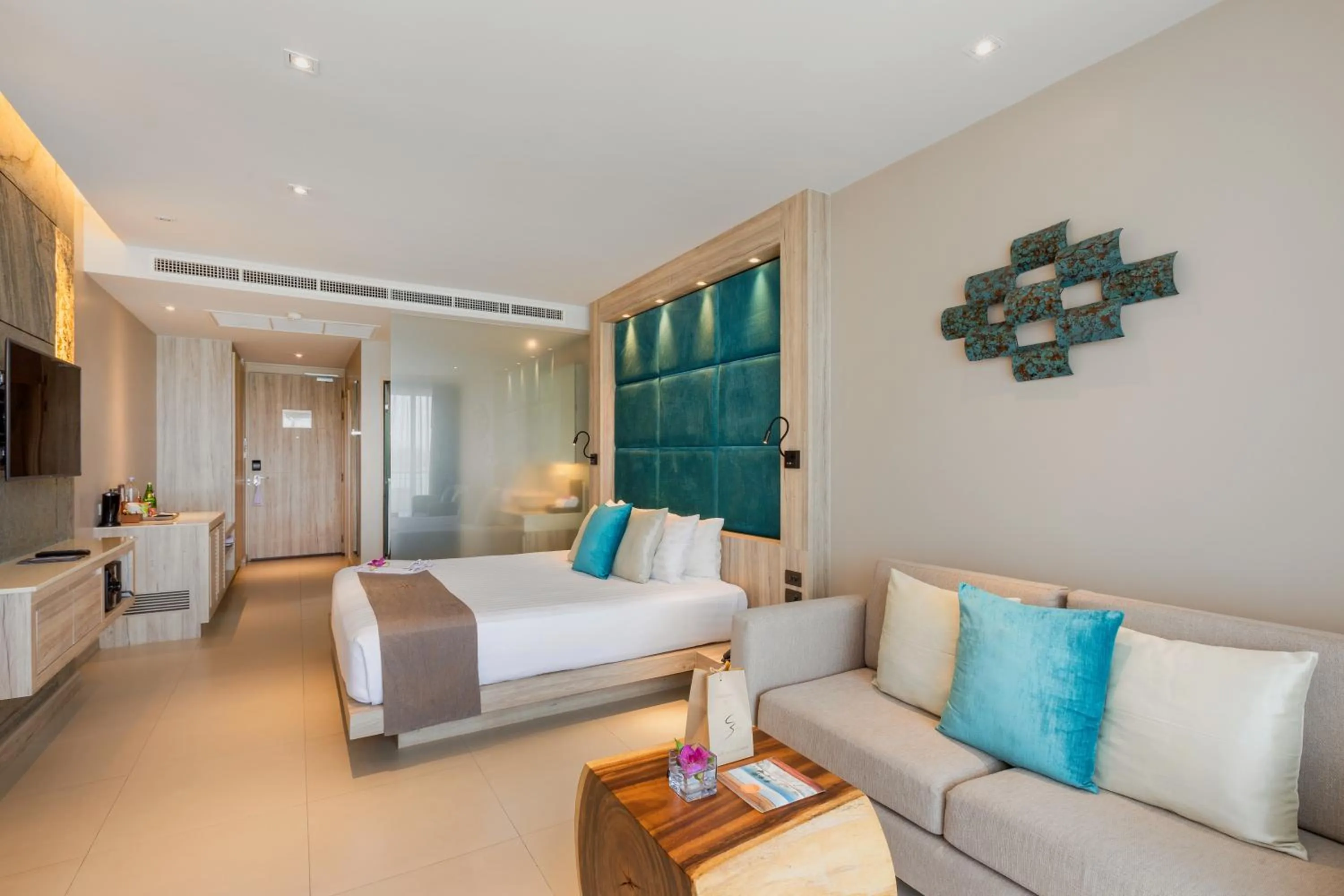 Seating area, Bed in Cape Sienna Phuket Gourmet Hotel & Villas - SHA Extra Plus
