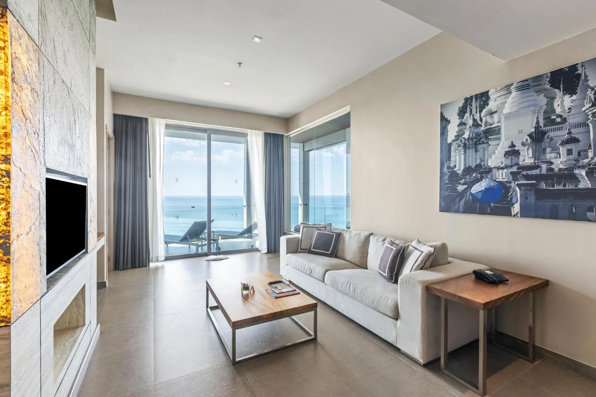 Living room in Cape Sienna Phuket Gourmet Hotel & Villas - SHA Extra Plus