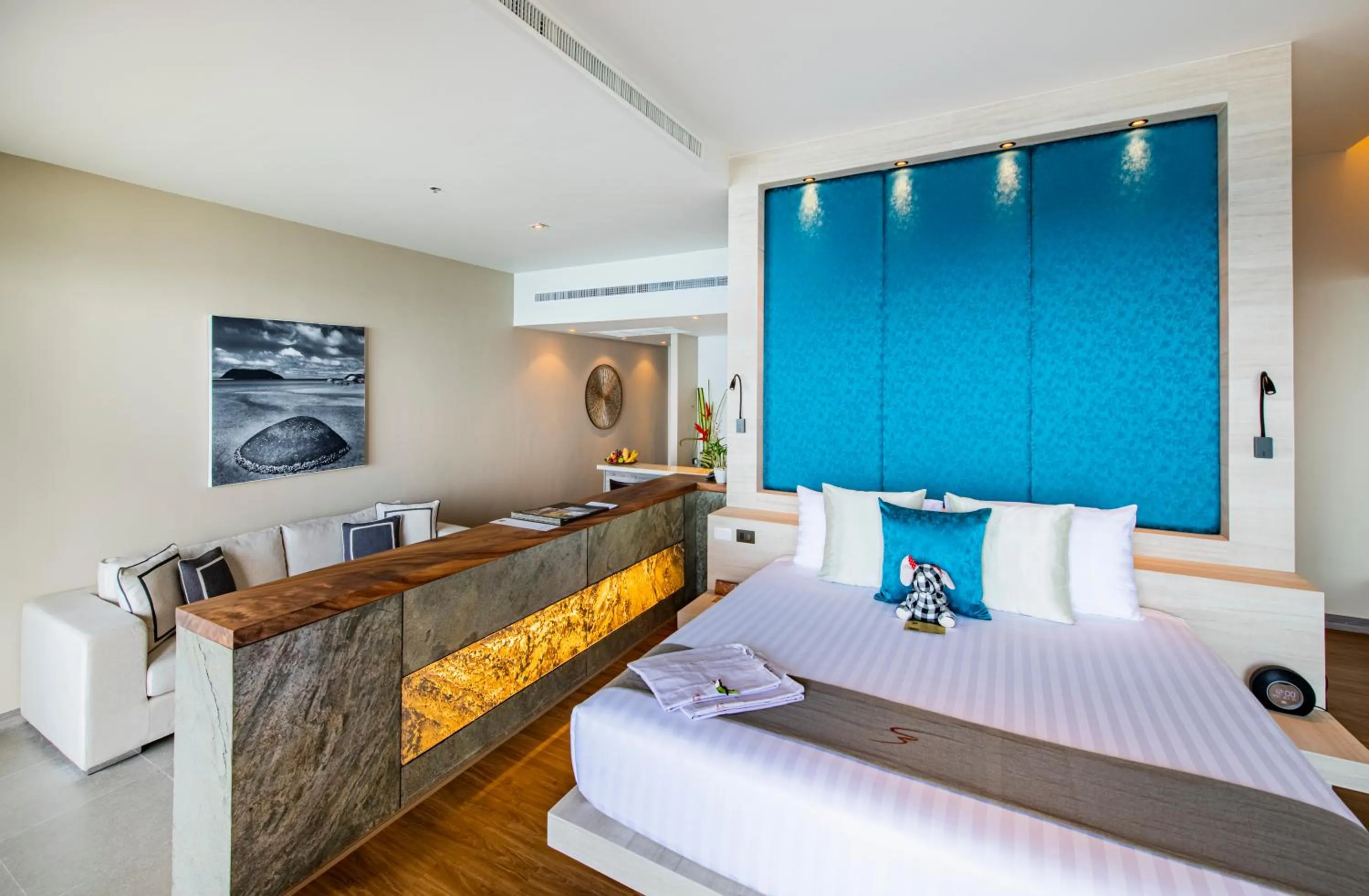Bed in Cape Sienna Phuket Gourmet Hotel & Villas - SHA Extra Plus