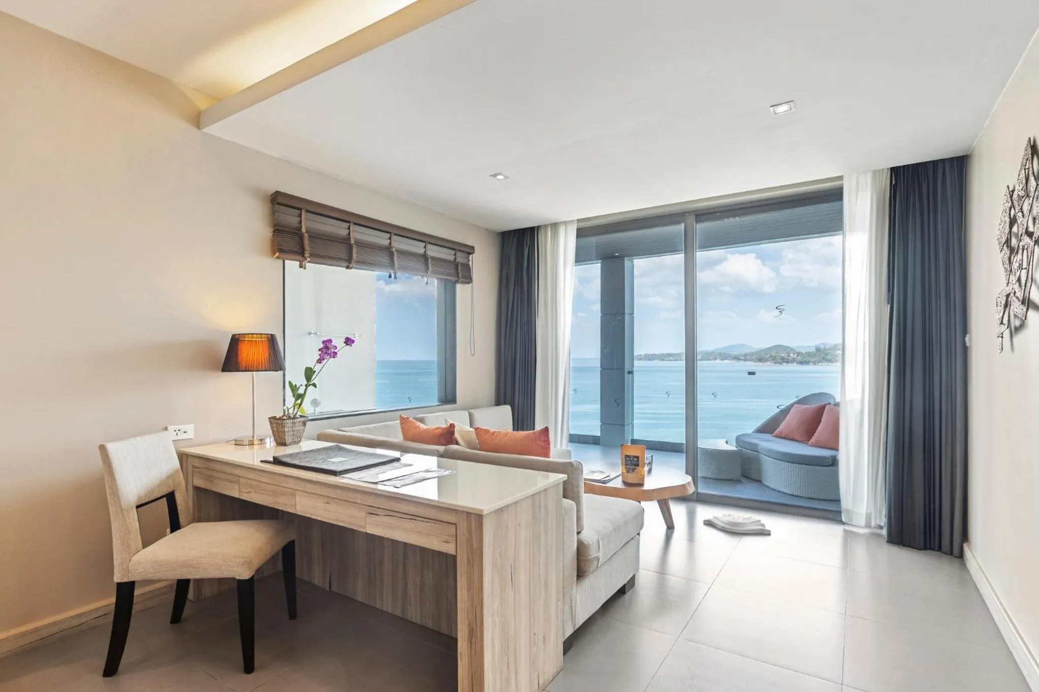 Living room in Cape Sienna Phuket Gourmet Hotel & Villas - SHA Extra Plus