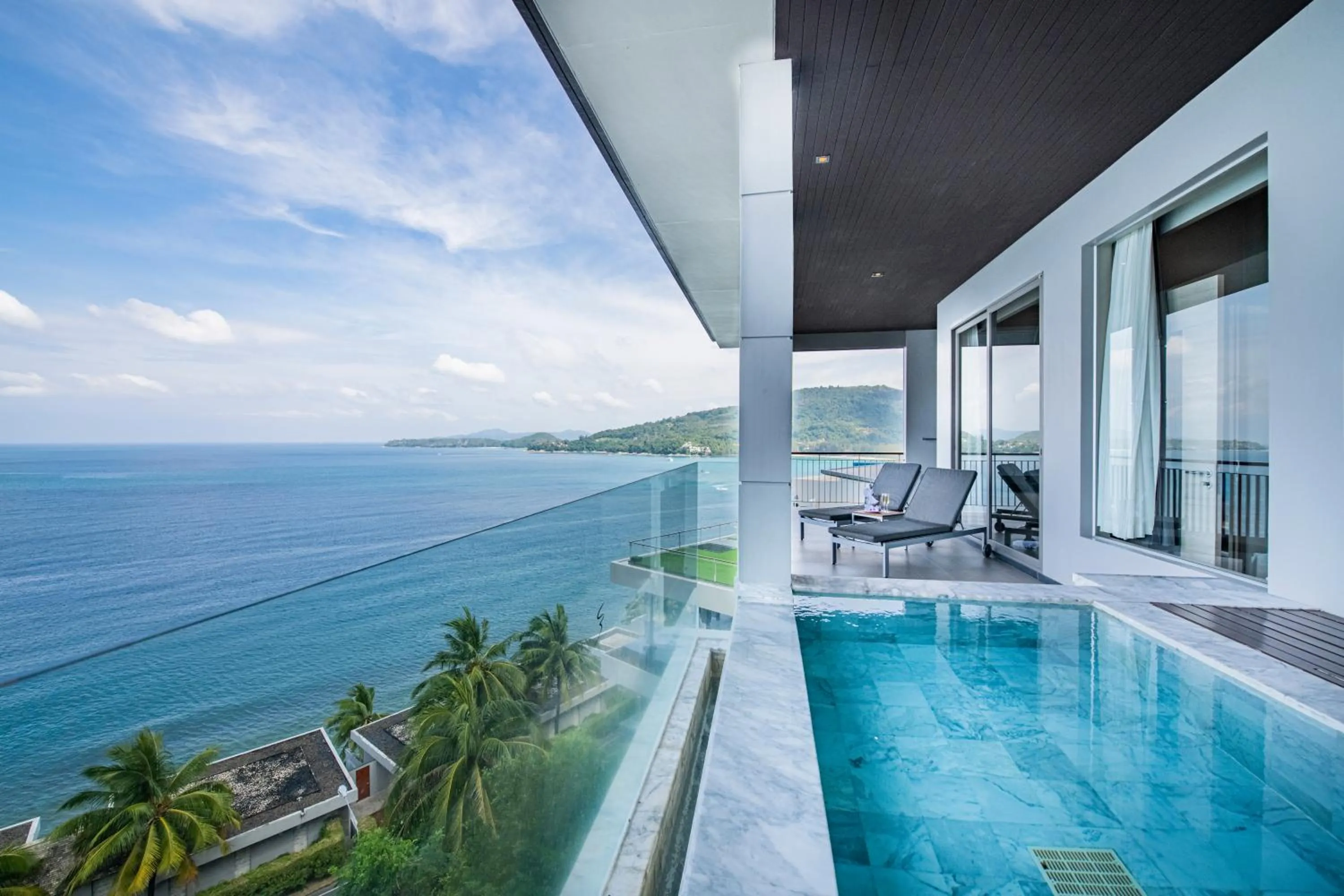 Balcony/Terrace in Cape Sienna Phuket Gourmet Hotel & Villas - SHA Extra Plus
